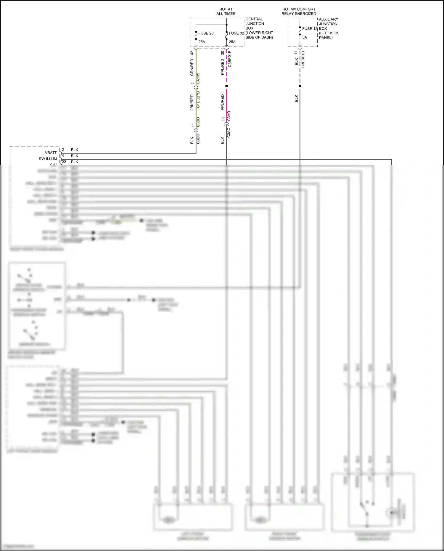 Jaguar F-type I facelift (2016-2019) computer data lines system wiring diagram  (56 of 81)