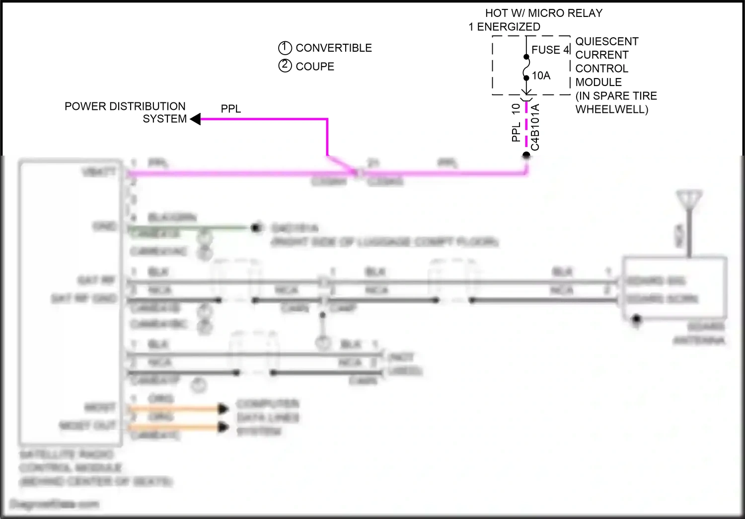 Jaguar F-type I facelift (2016-2019) computer data lines system wiring diagram  (8 of 81)