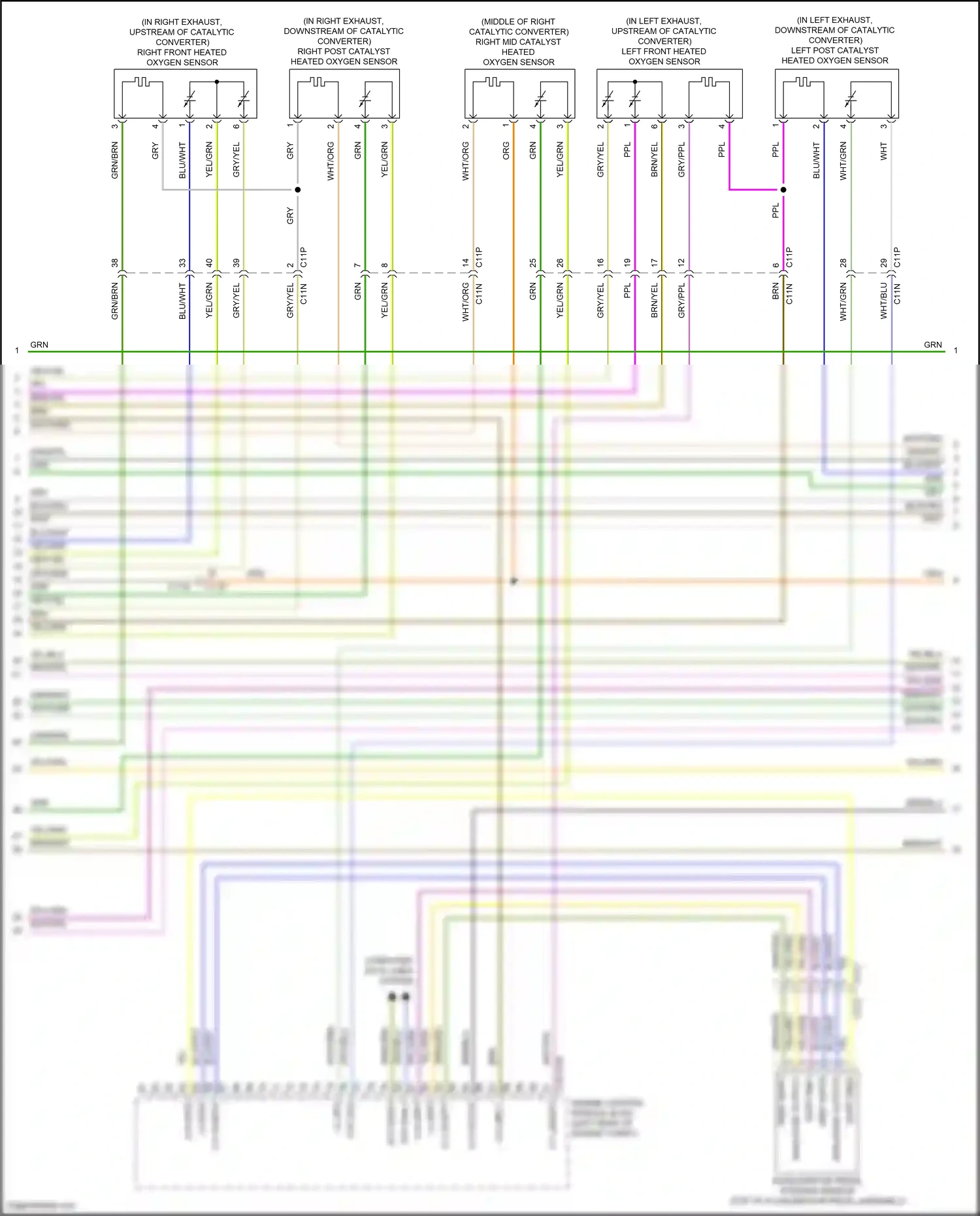 Jaguar F-type I facelift (2016-2019) computer data lines system wiring diagram  (79 of 81)