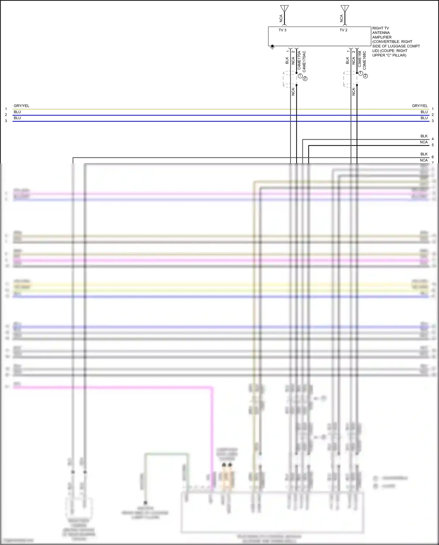 Jaguar F-type I facelift (2016-2019) computer data lines system wiring diagram  (17 of 81)