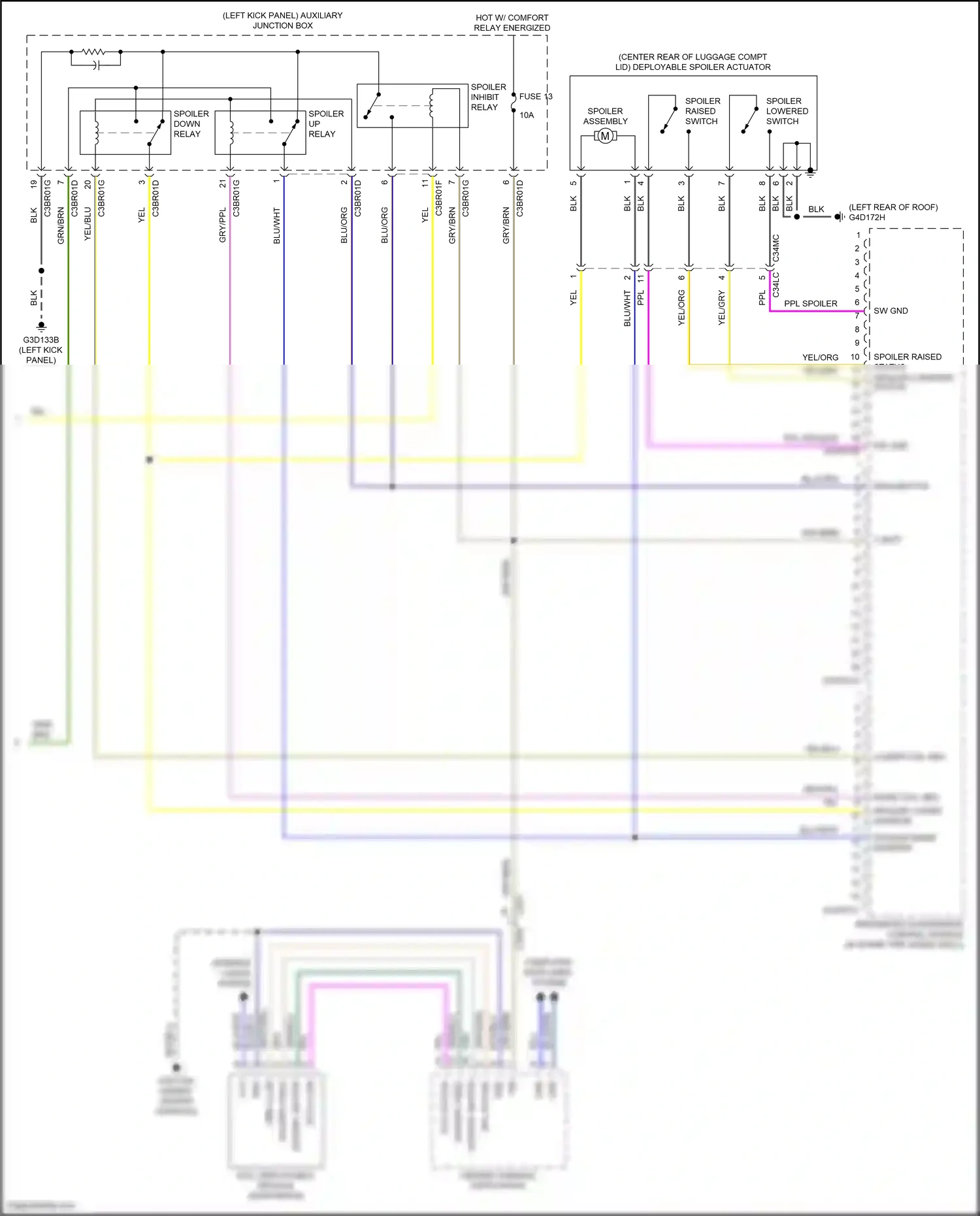 Jaguar F-type I facelift (2016-2019) computer data lines system wiring diagram  (13 of 81)