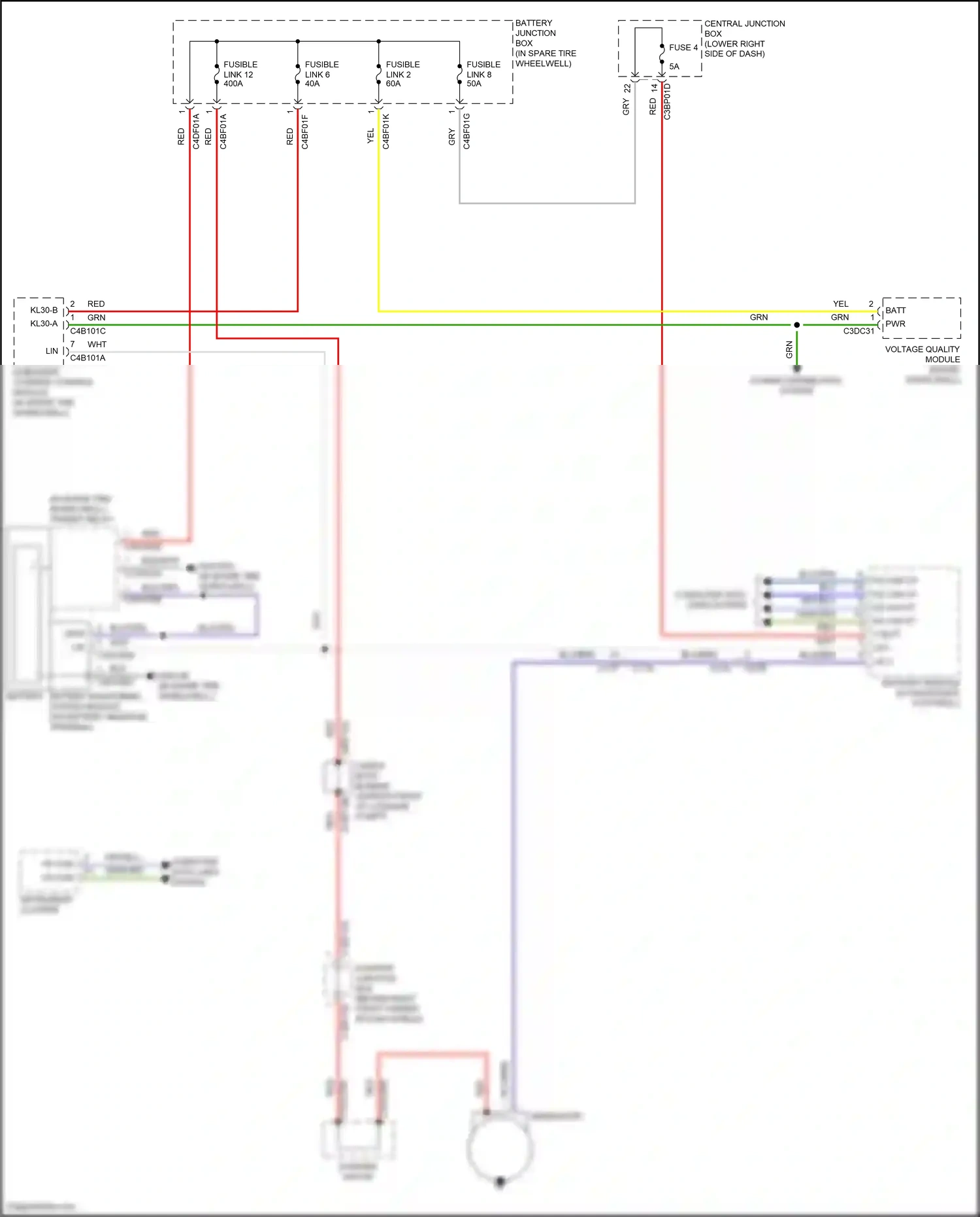 Jaguar F-type I facelift (2016-2019) computer data lines system wiring diagram  (42 of 81)