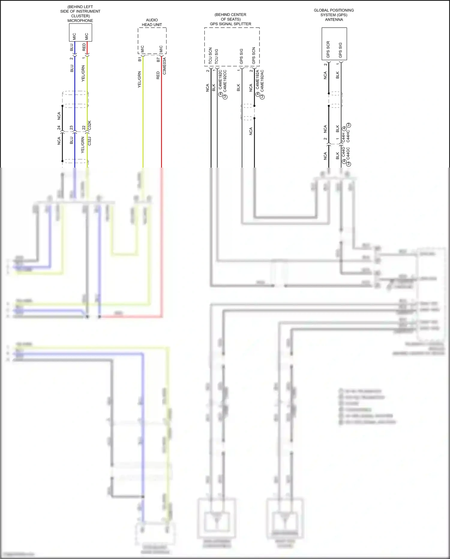 Jaguar F-type I facelift (2016-2019) telematic control module wiring diagram  (9 of 9)