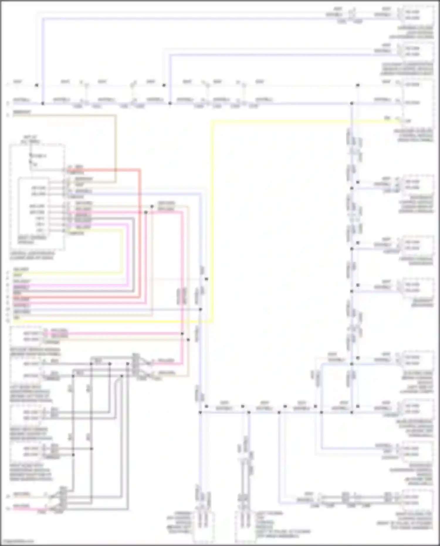 F-type Jaguar I (2013-2017): Diagnostic socket circuit (3 of 3)