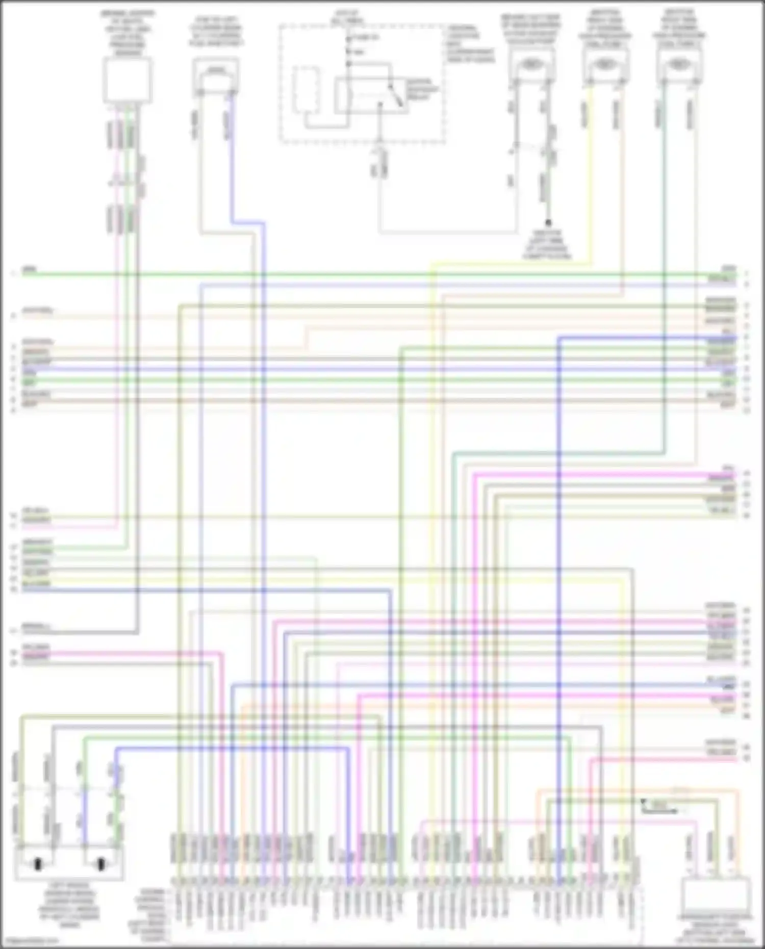 F-type Jaguar I (2013-2017): Wiring diagram engine performance 5.0l sc (6 of 9)