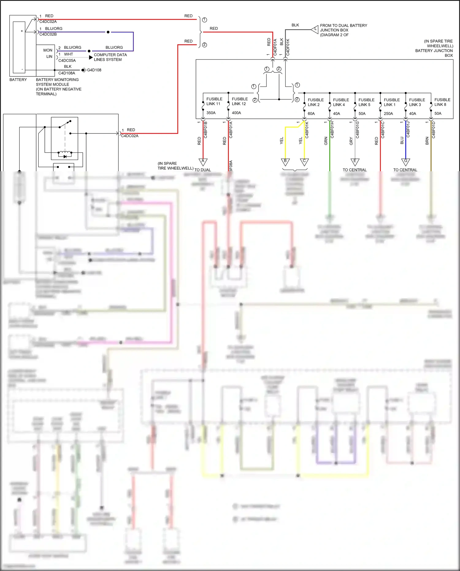 Jaguar F-type I (2013-2017) computer data lines system wiring diagram  (16 of 69)