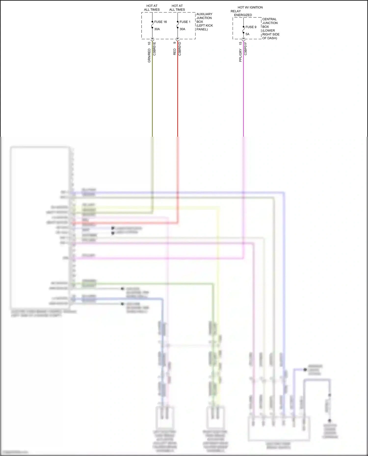 Jaguar F-type I (2013-2017) computer data lines system wiring diagram  (29 of 69)