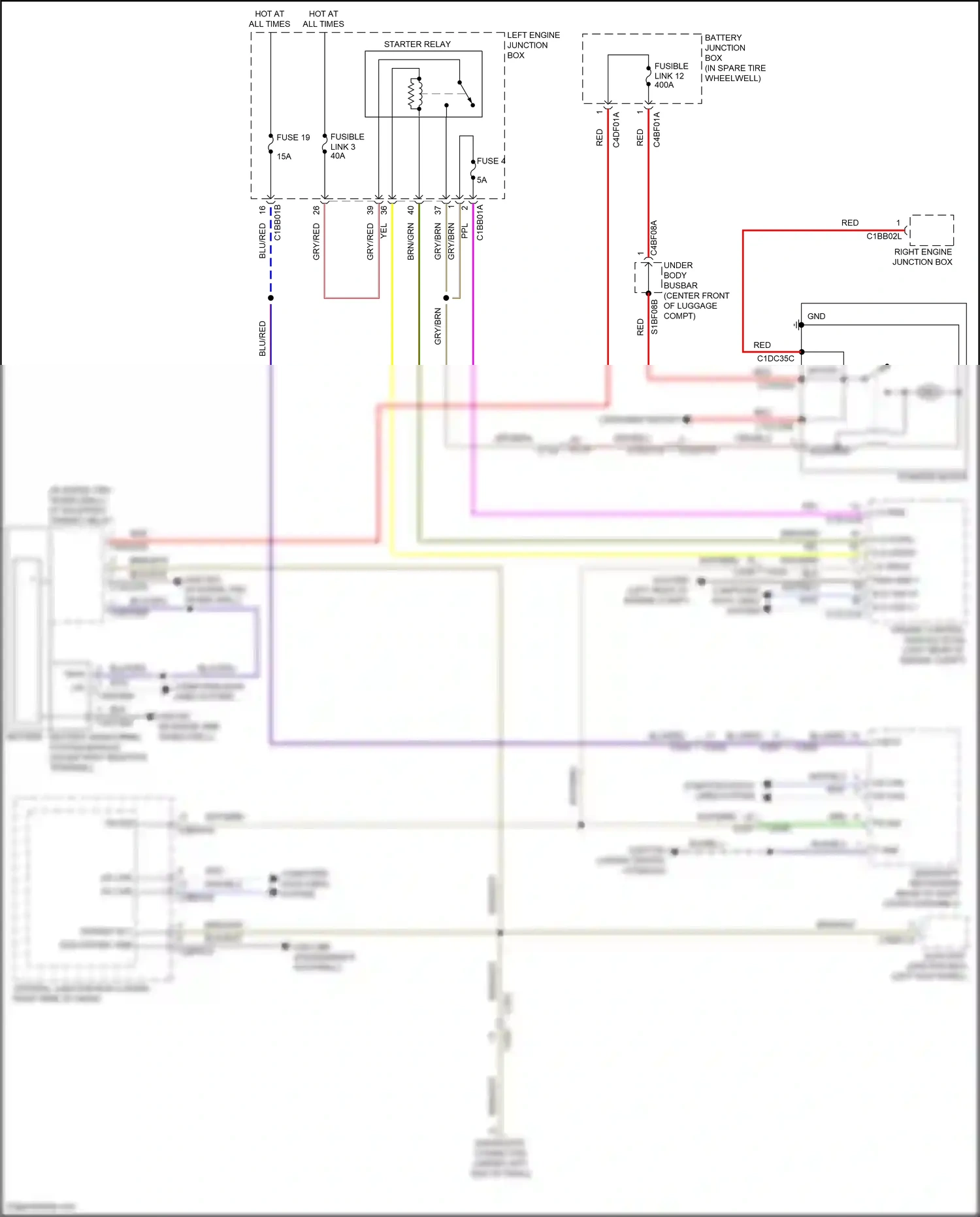 Jaguar F-type I (2013-2017) computer data lines system wiring diagram  (10 of 69)