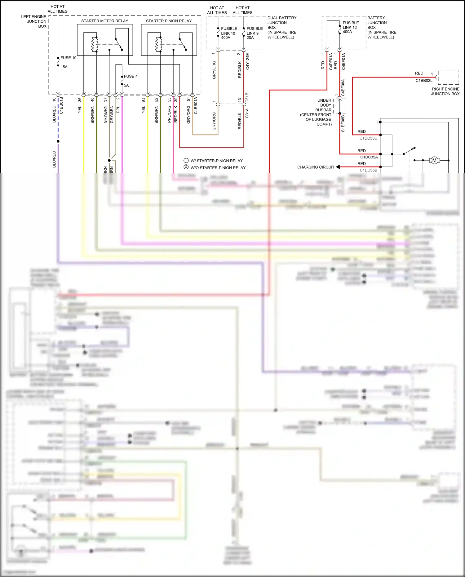 Jaguar F-type I (2013-2017) engine control module (ecm) wiring diagram  (6 of 17)