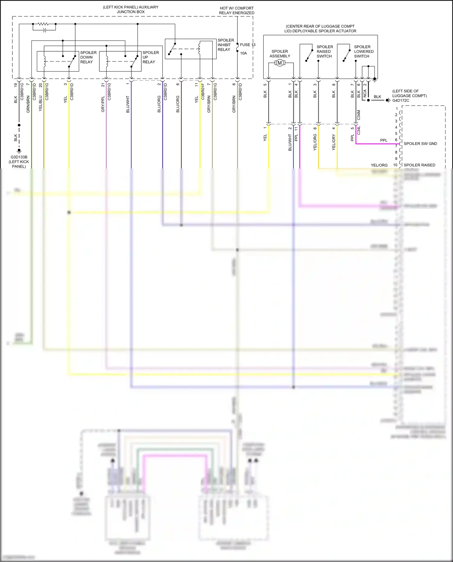 Jaguar F-type I (2013-2017) (left kick panel) wiring diagram  (13 of 52)