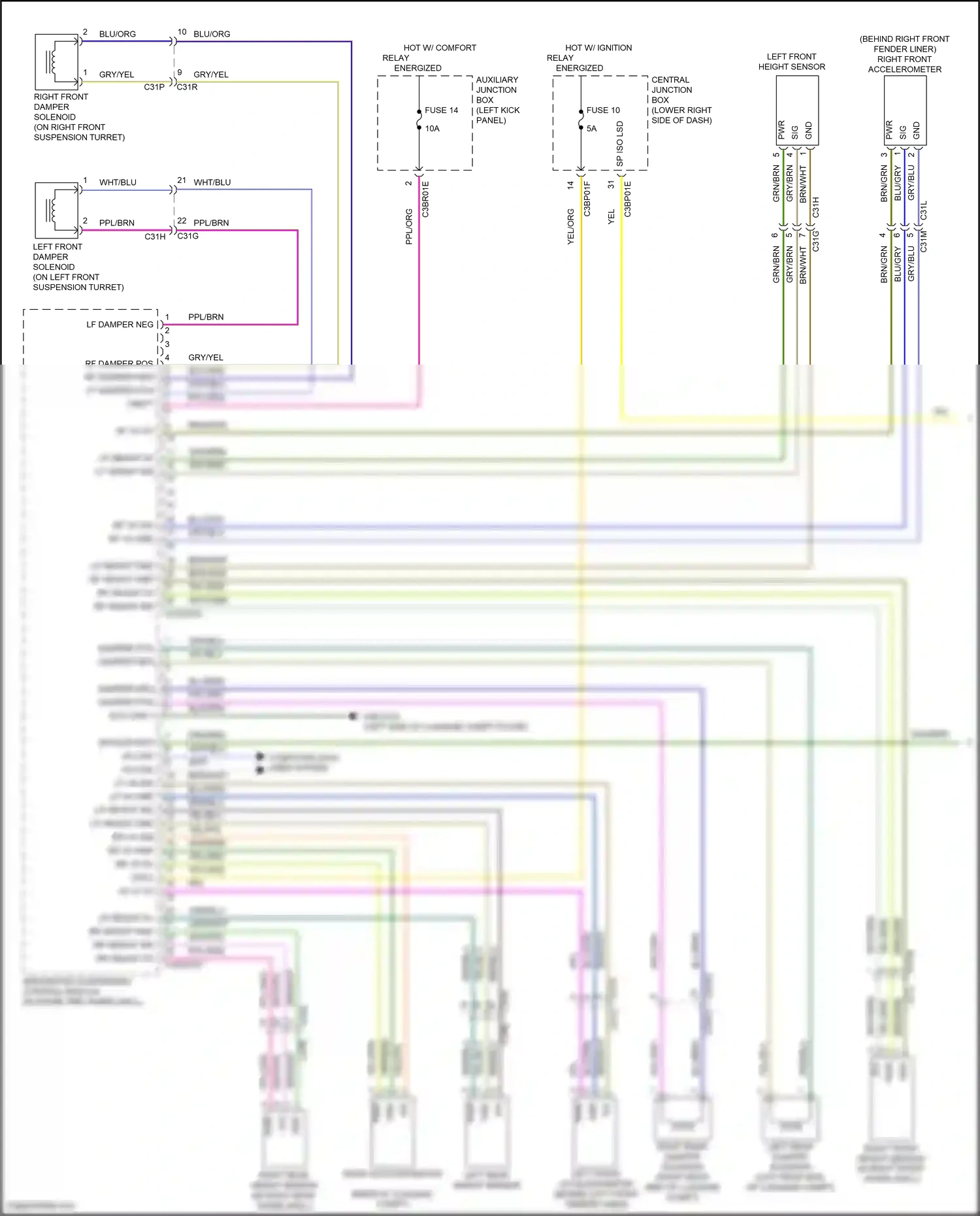 Jaguar F-type I (2013-2017) (left kick panel) wiring diagram  (12 of 52)