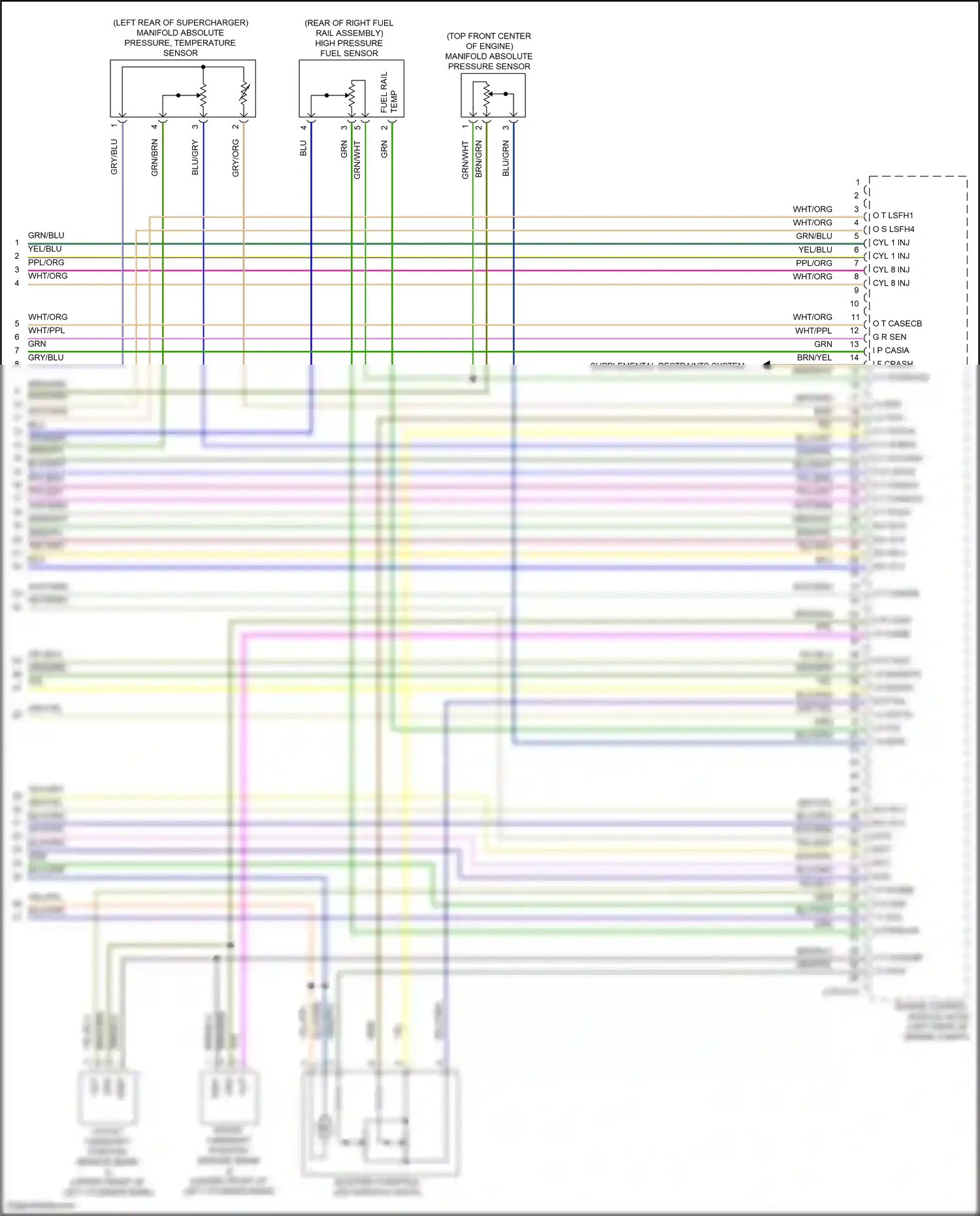 Jaguar F-type I (2013-2017) vref wiring diagram  (4 of 4)