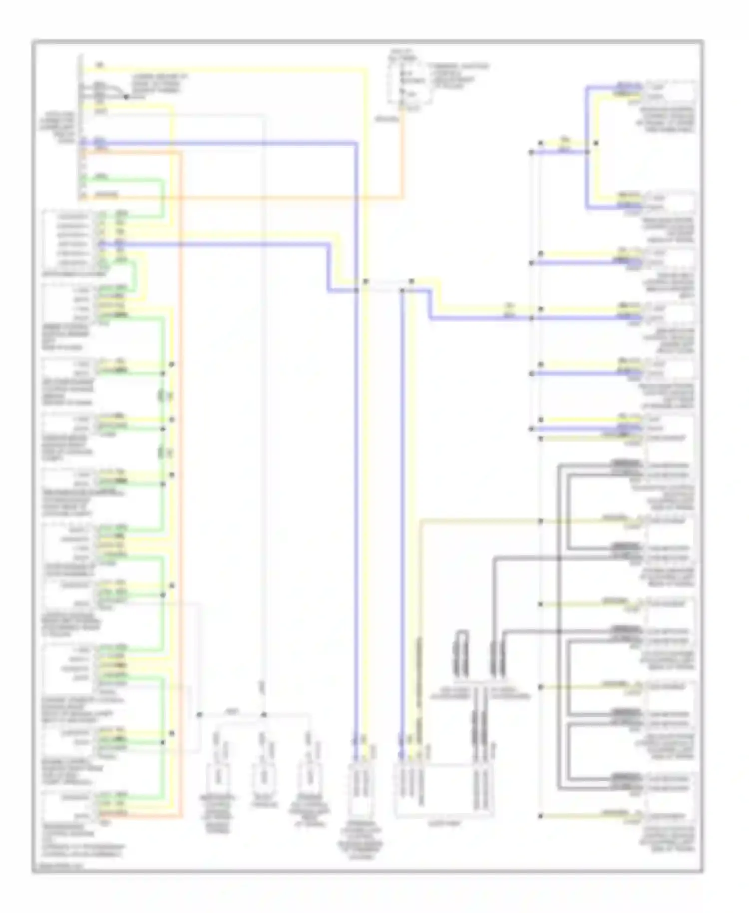 S-type Jaguar I facelift (2004-2008): Computer data lines circuit