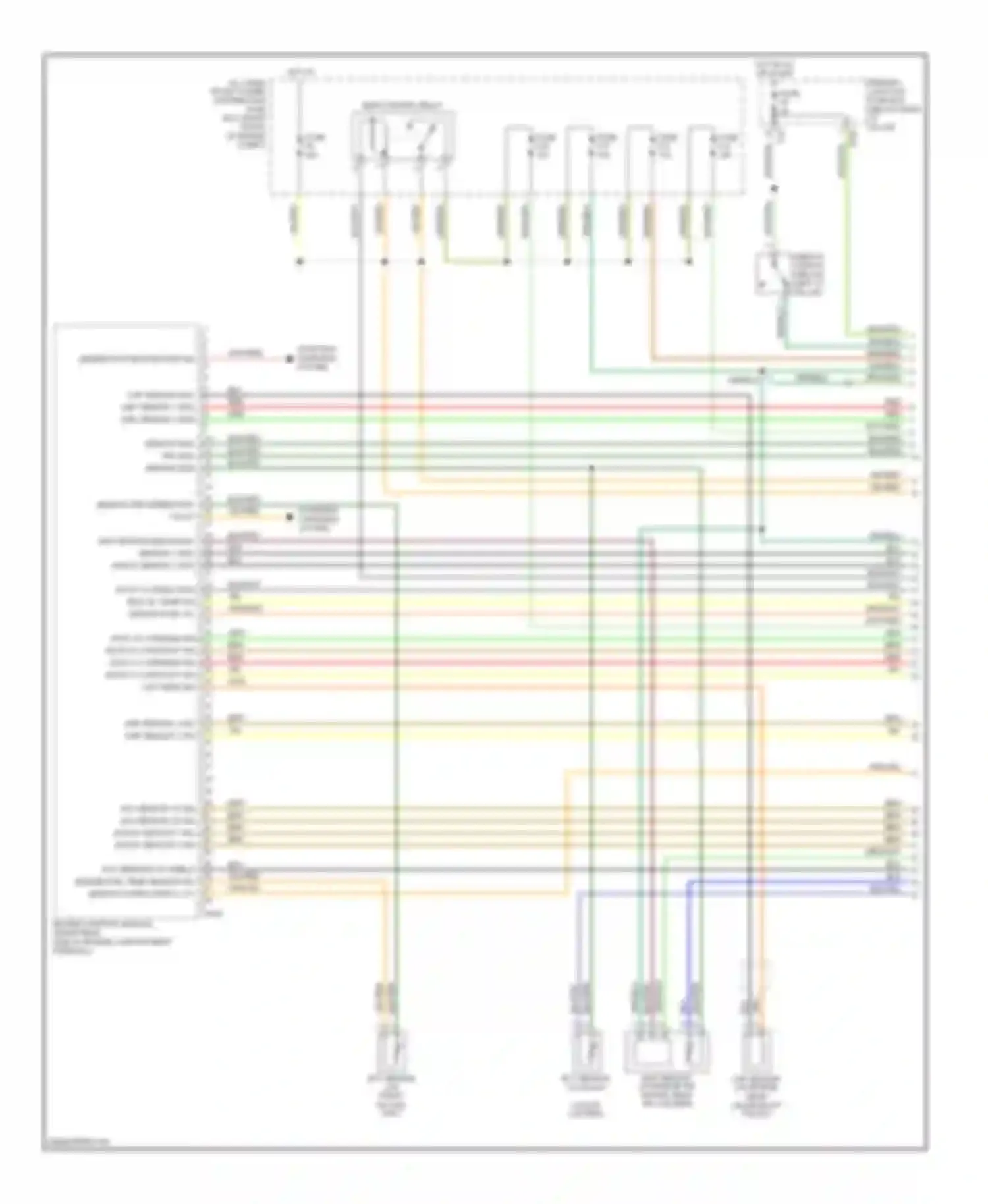 S-type Jaguar I facelift (2004-2008): Wiring diagram engine performance 3.0l (1 of 5)
