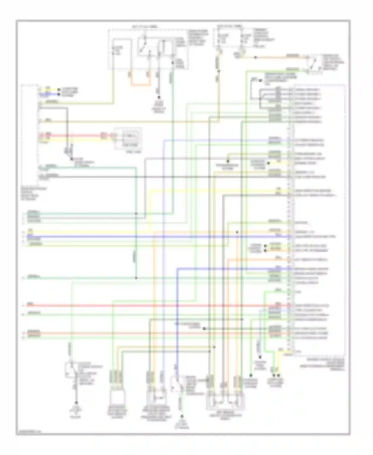 S-type Jaguar I facelift (2004-2008): Wiring diagram engine performance 3.0l (5 of 5)