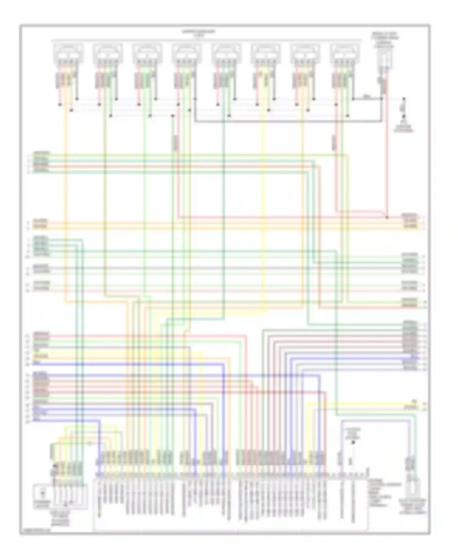 S-type Jaguar I facelift (2004-2008): Wiring diagram engine performance 4.2l sc (3 of 5)