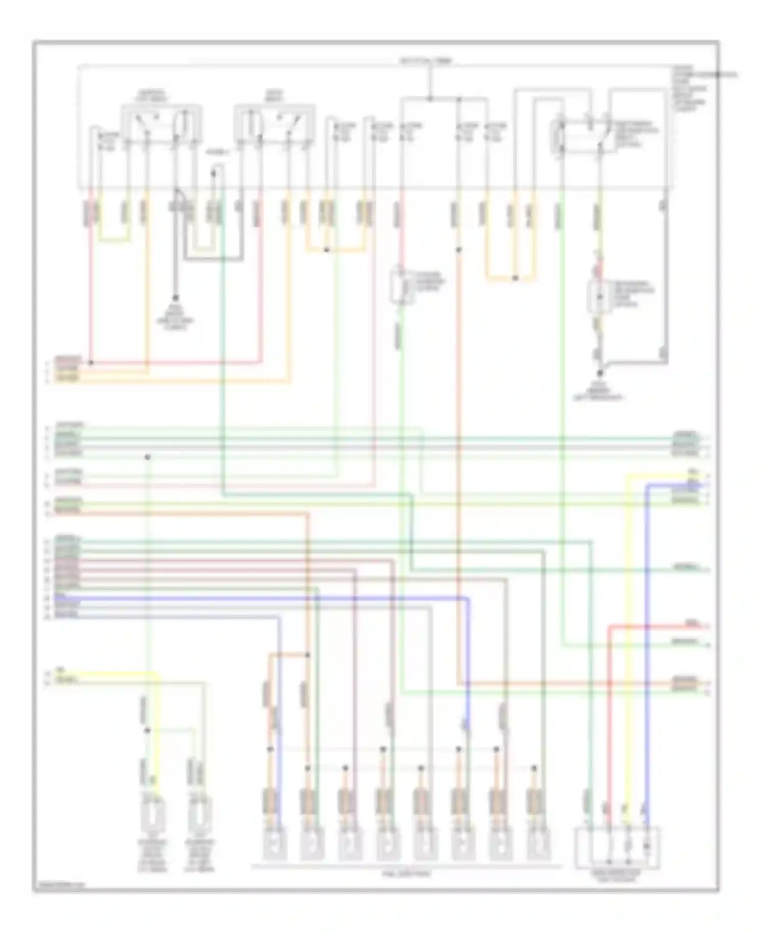 S-type Jaguar I facelift (2004-2008): Wiring diagram engine performance 4.2l sc (4 of 5)
