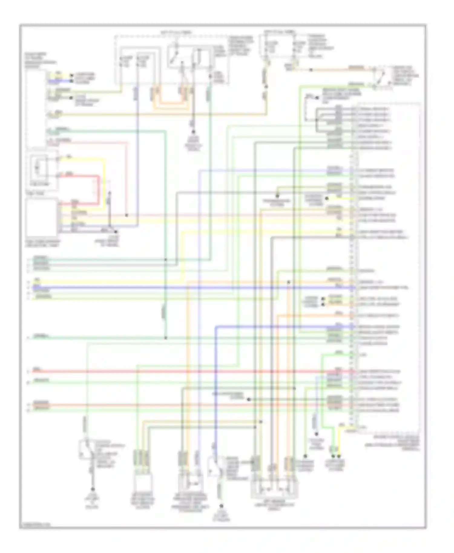 S-type Jaguar I facelift (2004-2008): Wiring diagram engine performance 4.2l sc (5 of 5)
