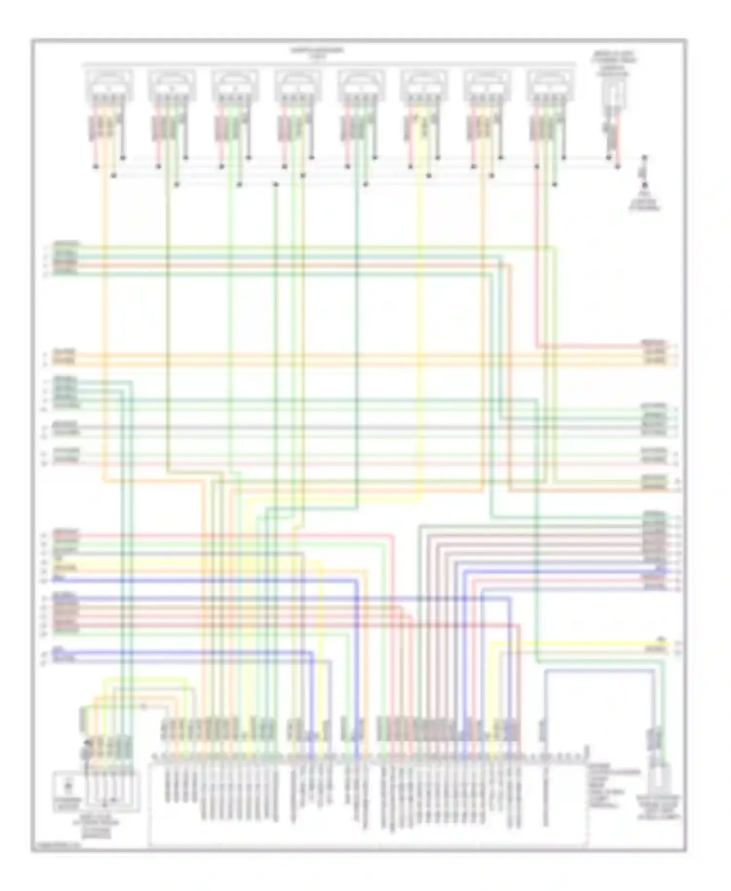 S-type Jaguar I facelift (2004-2008): Wiring diagram engine performance 4.2l (3 of 5)