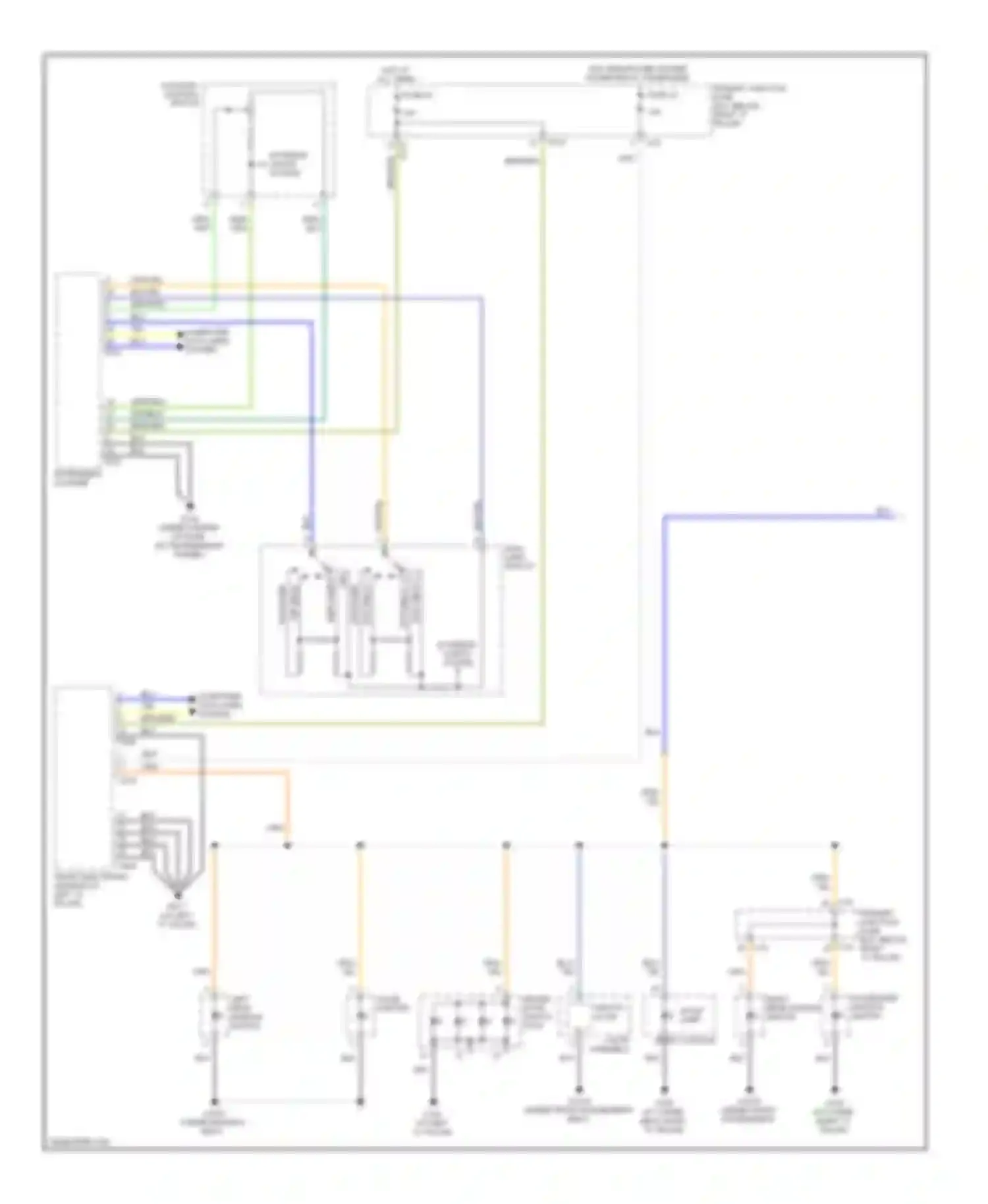 S-type Jaguar I facelift (2004-2008): Instrument illumination circuit (1 of 2)