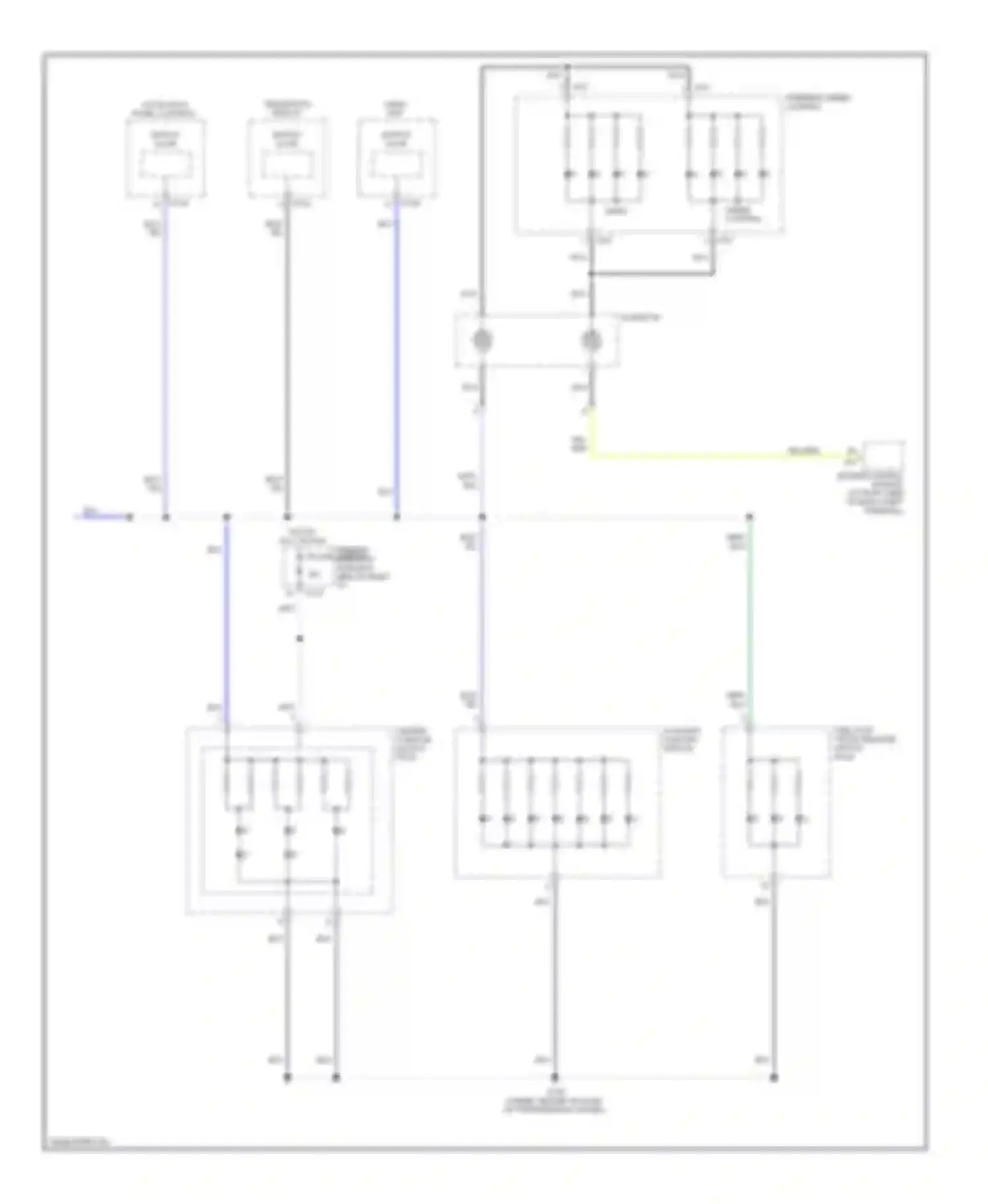 S-type Jaguar I facelift (2004-2008): Instrument illumination circuit (2 of 2)