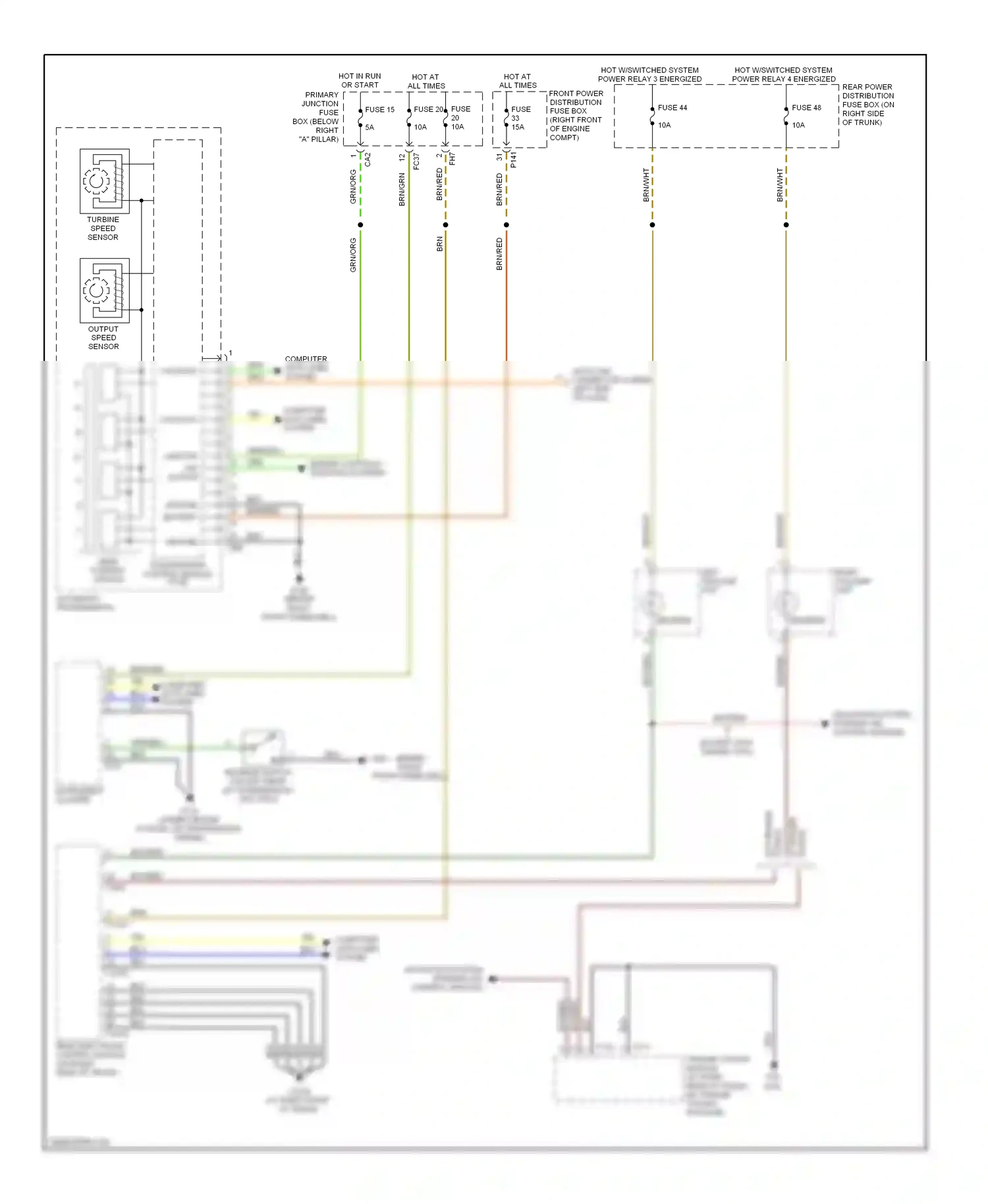 Jaguar S-type I facelift (2004-2008) computer data lines system wiring diagram  (30 of 48)