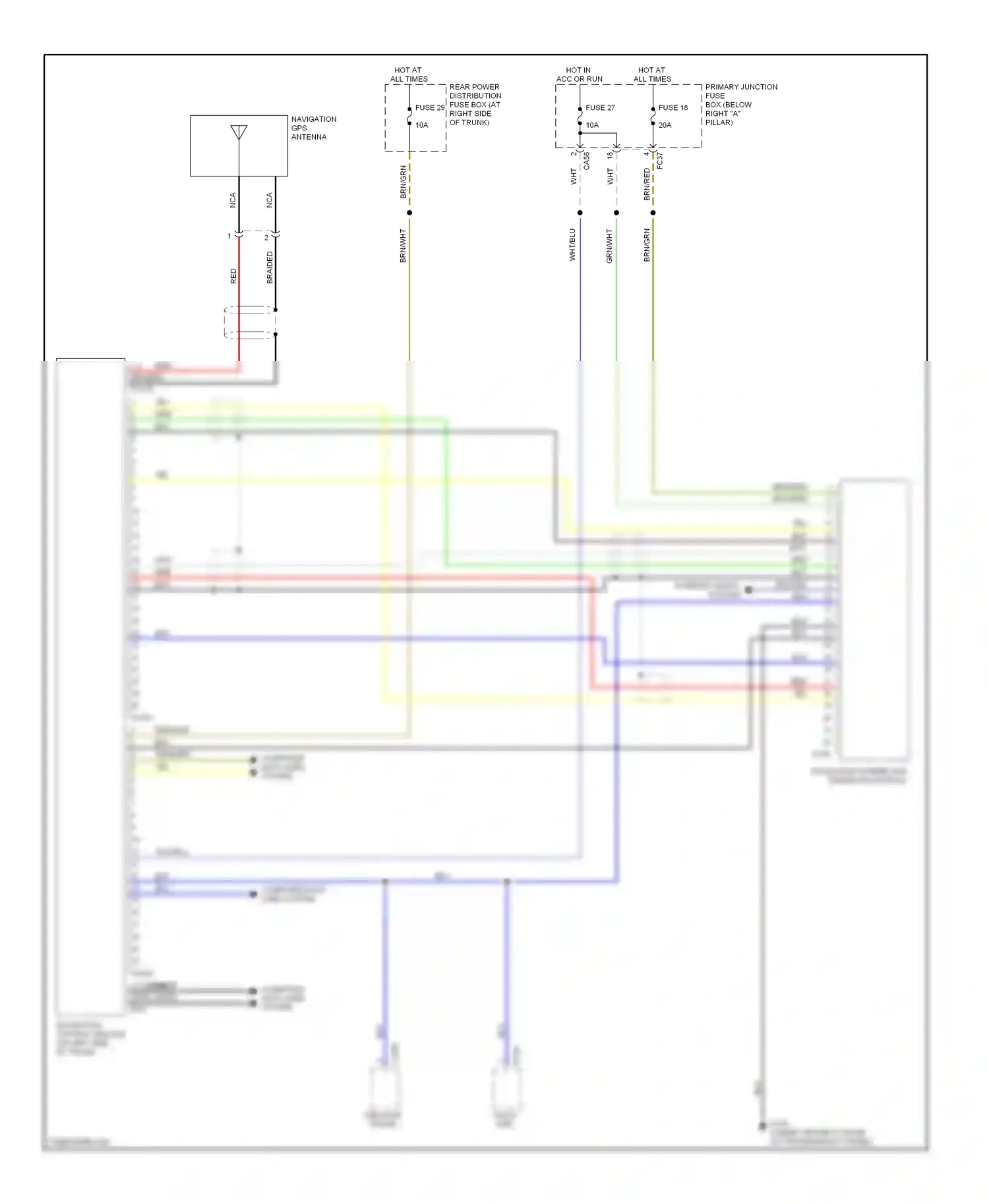 Jaguar S-type I facelift (2004-2008) computer data lines system wiring diagram  (28 of 48)