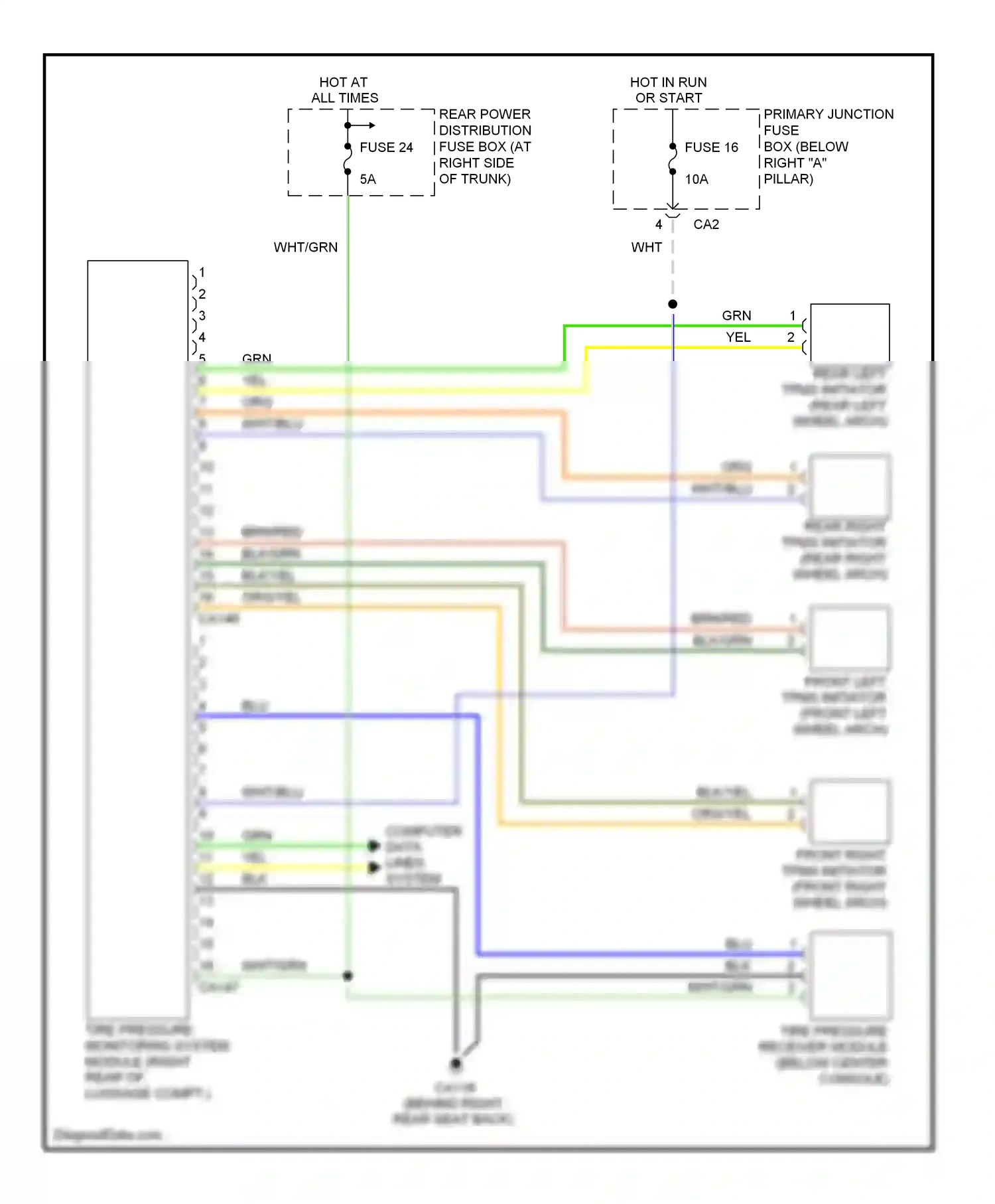 Jaguar S-type I facelift (2004-2008) computer data lines system wiring diagram  (47 of 48)