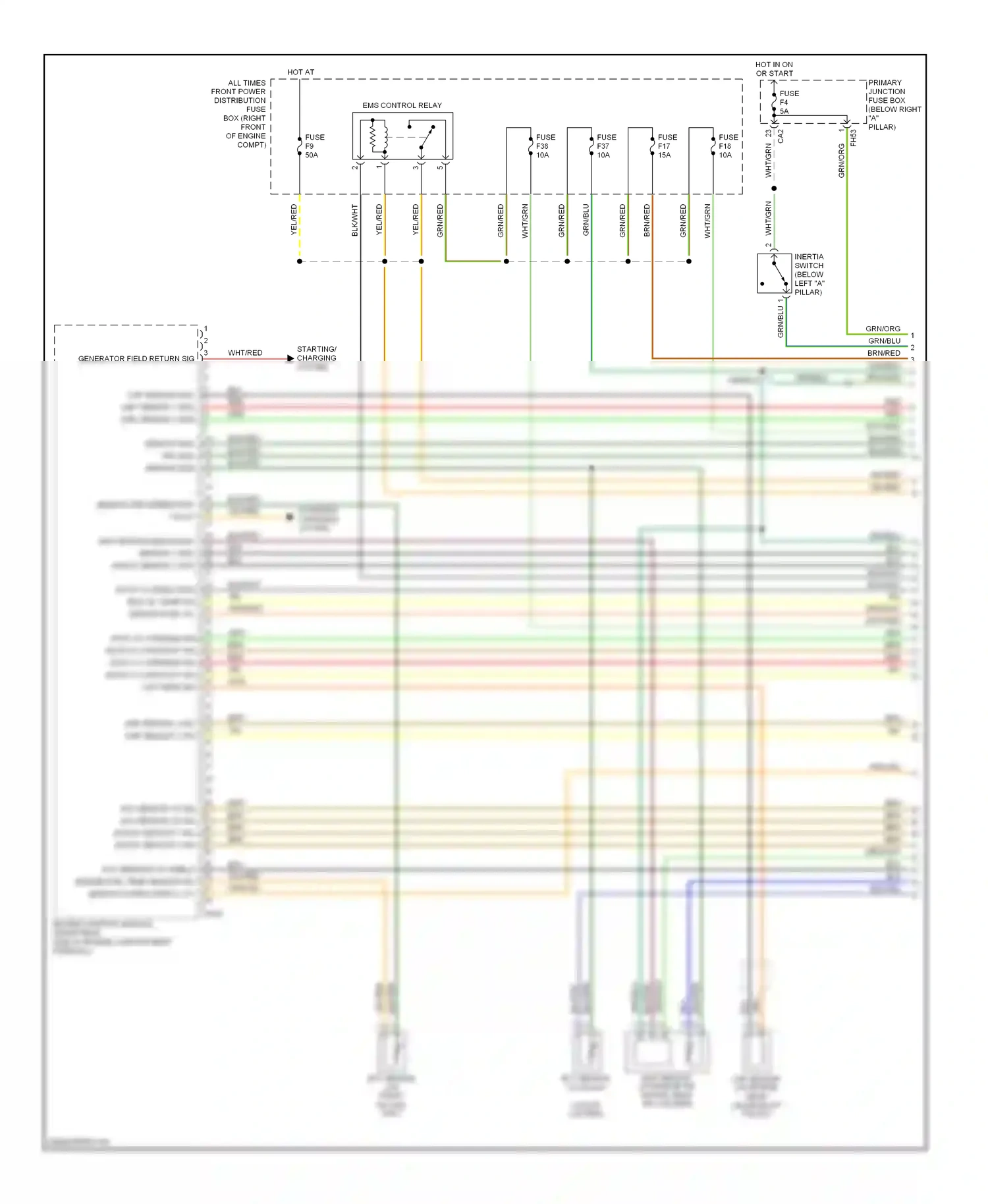 Jaguar S-type I facelift (2004-2008) ect sensor (coolant wiring diagram  (1 of 3)