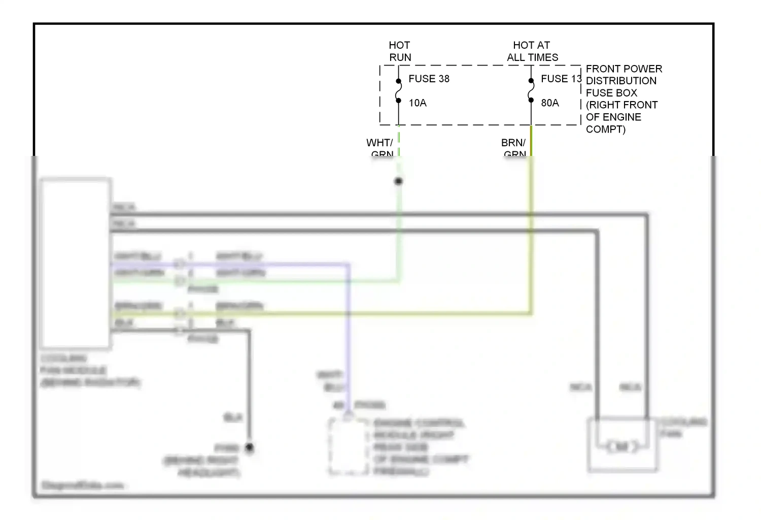 Jaguar S-type I facelift (2004-2008) nca wiring diagram  (4 of 23)