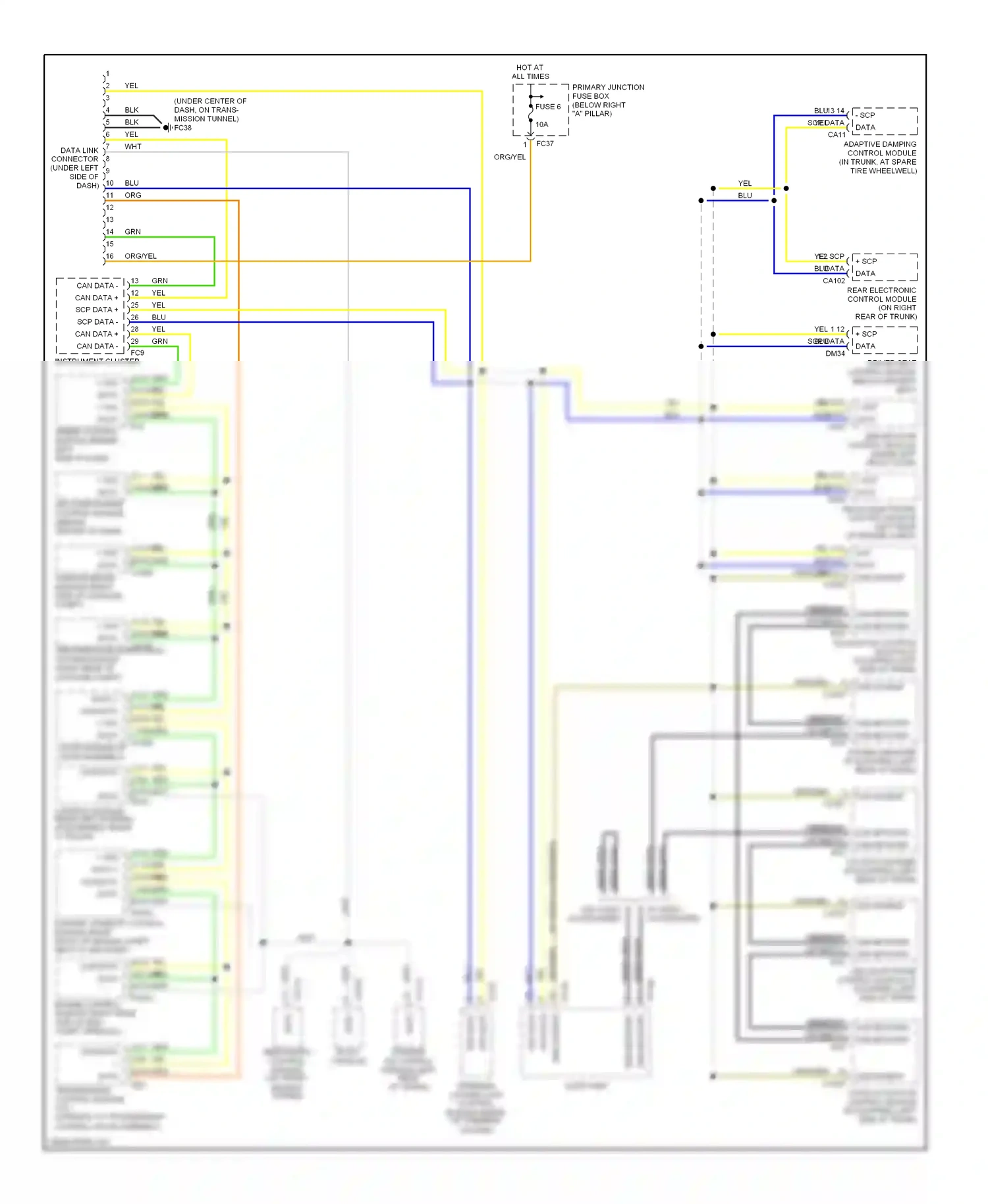 Jaguar S-type I facelift (2004-2008) scp data + wiring diagram  (1 of 1)