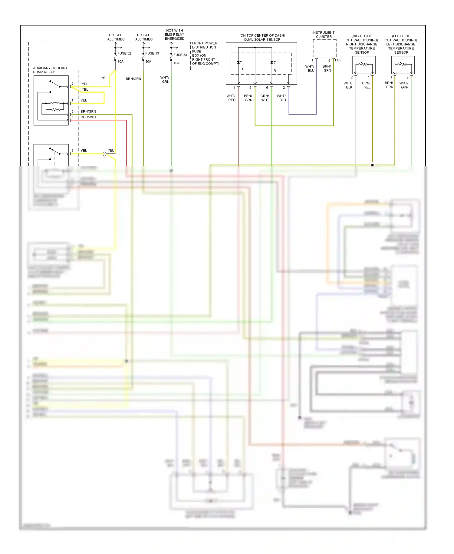 Jaguar S-type I facelift (2004-2008) solid state wiring diagram  (2 of 3)