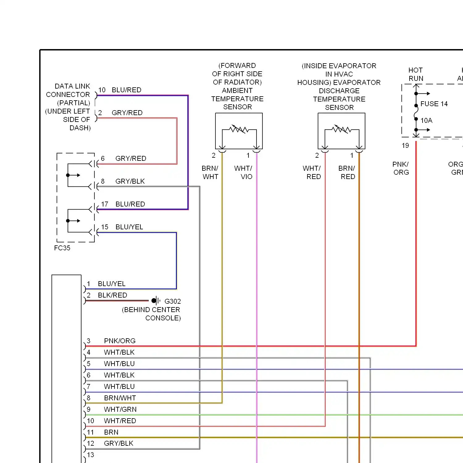 Automatic a/c circuit (1 of 2)