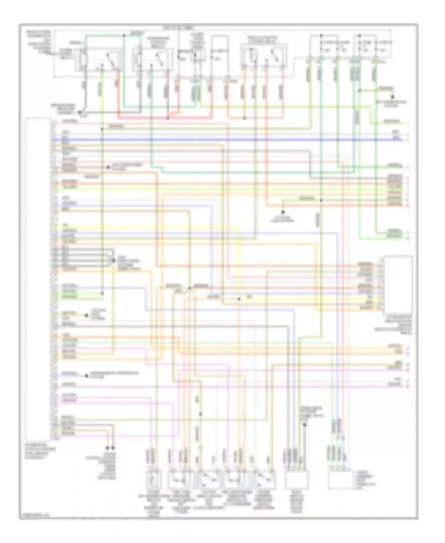 S-type Jaguar I (1998-2004): Wiring diagram engine performance 4.0l (1 of 4)