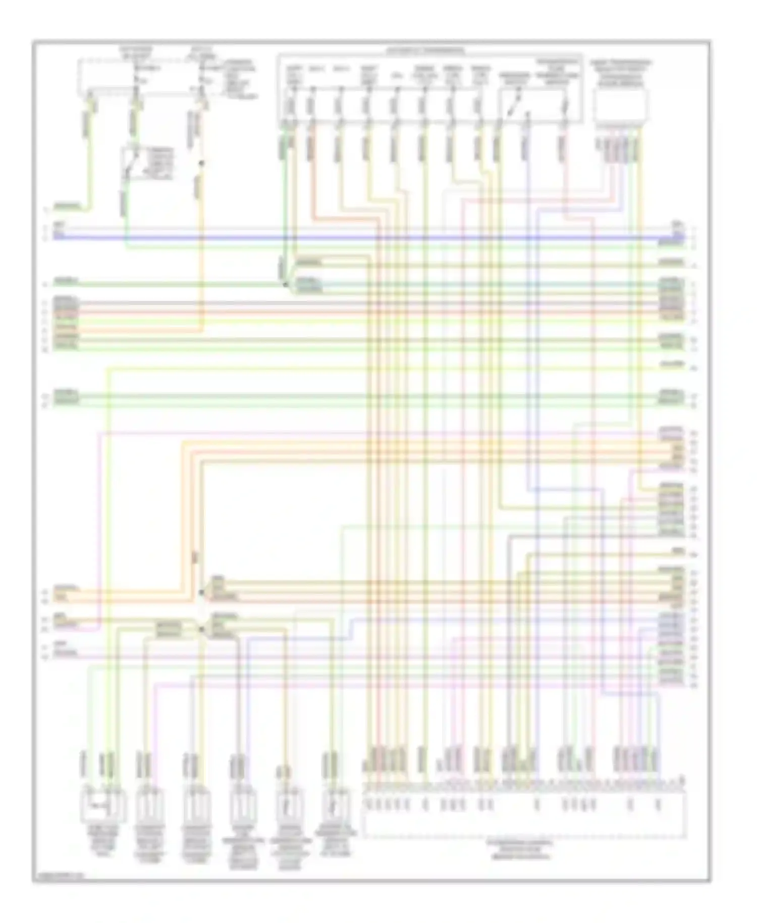 S-type Jaguar I (1998-2004): Wiring diagram engine performance 4.0l (2 of 4)