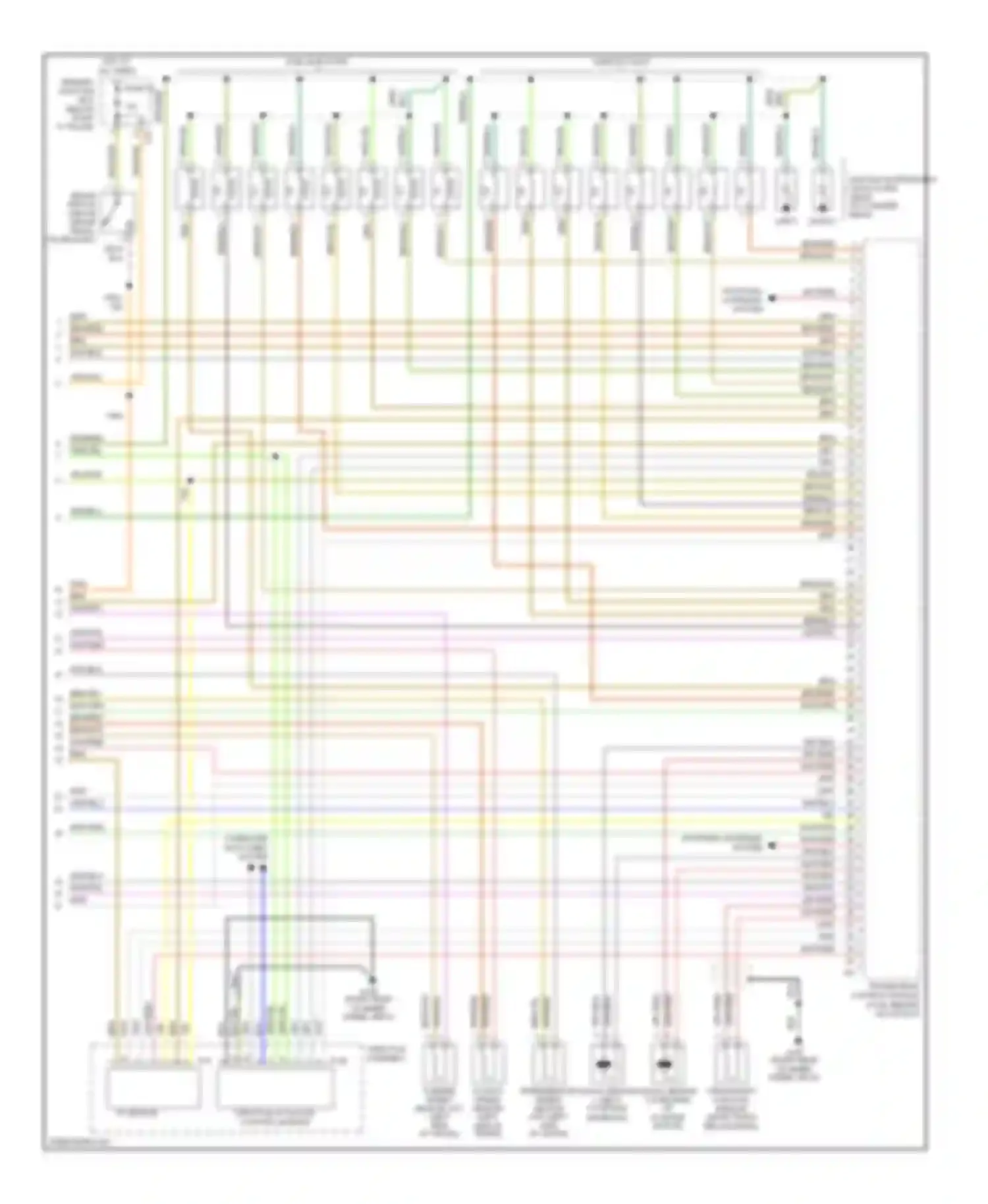 S-type Jaguar I (1998-2004): Wiring diagram engine performance 4.0l (4 of 4)