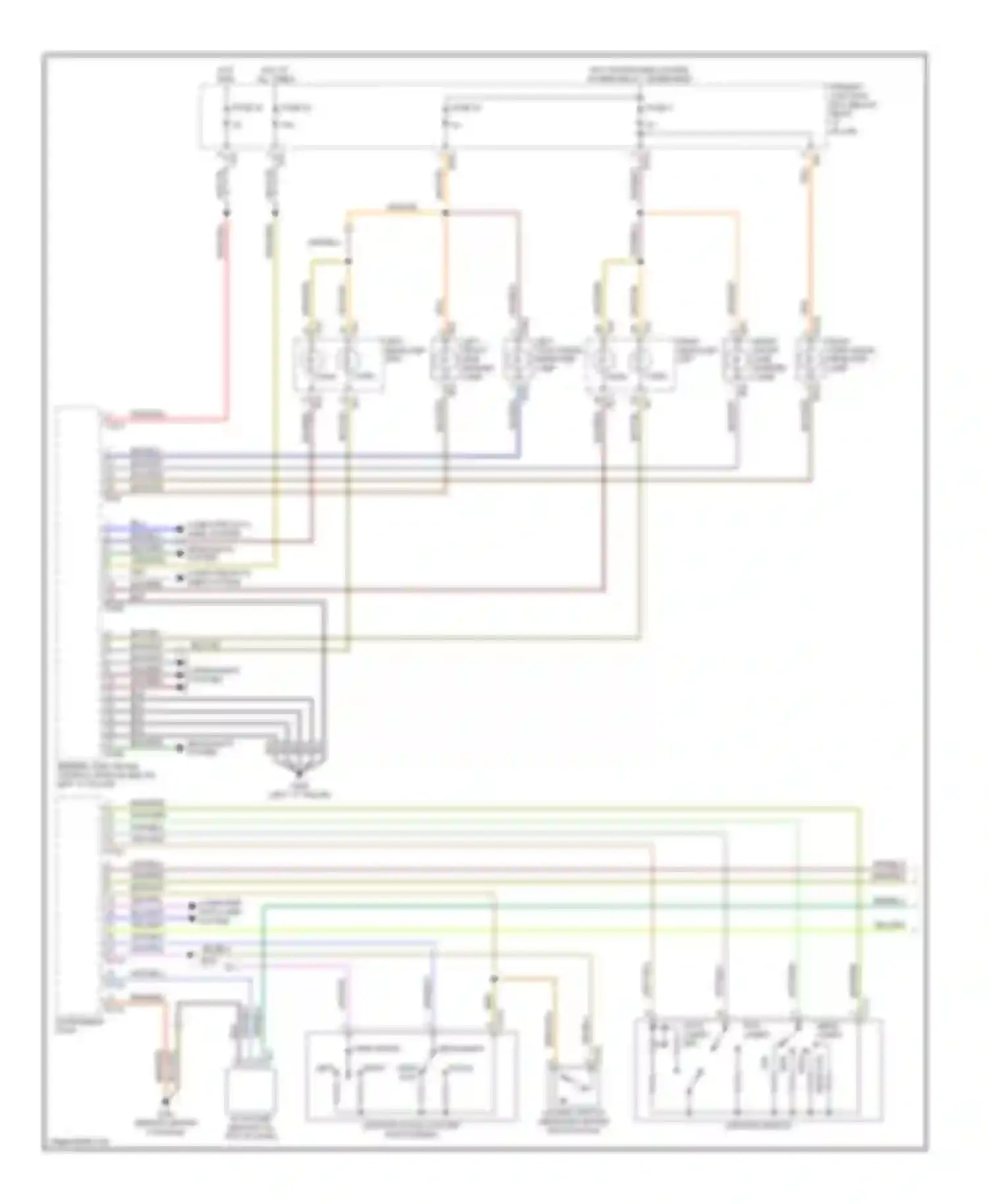 S-type Jaguar I (1998-2004): Exterior lamps circuit (1 of 3)