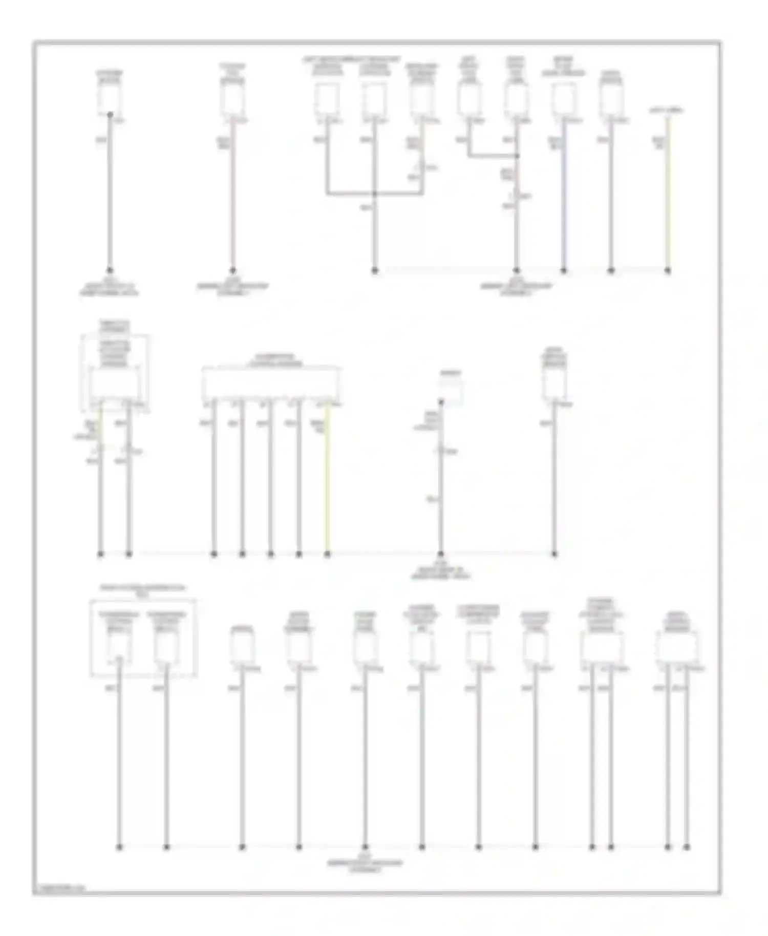 S-type Jaguar I (1998-2004): Ground distribution circuit (1 of 4)