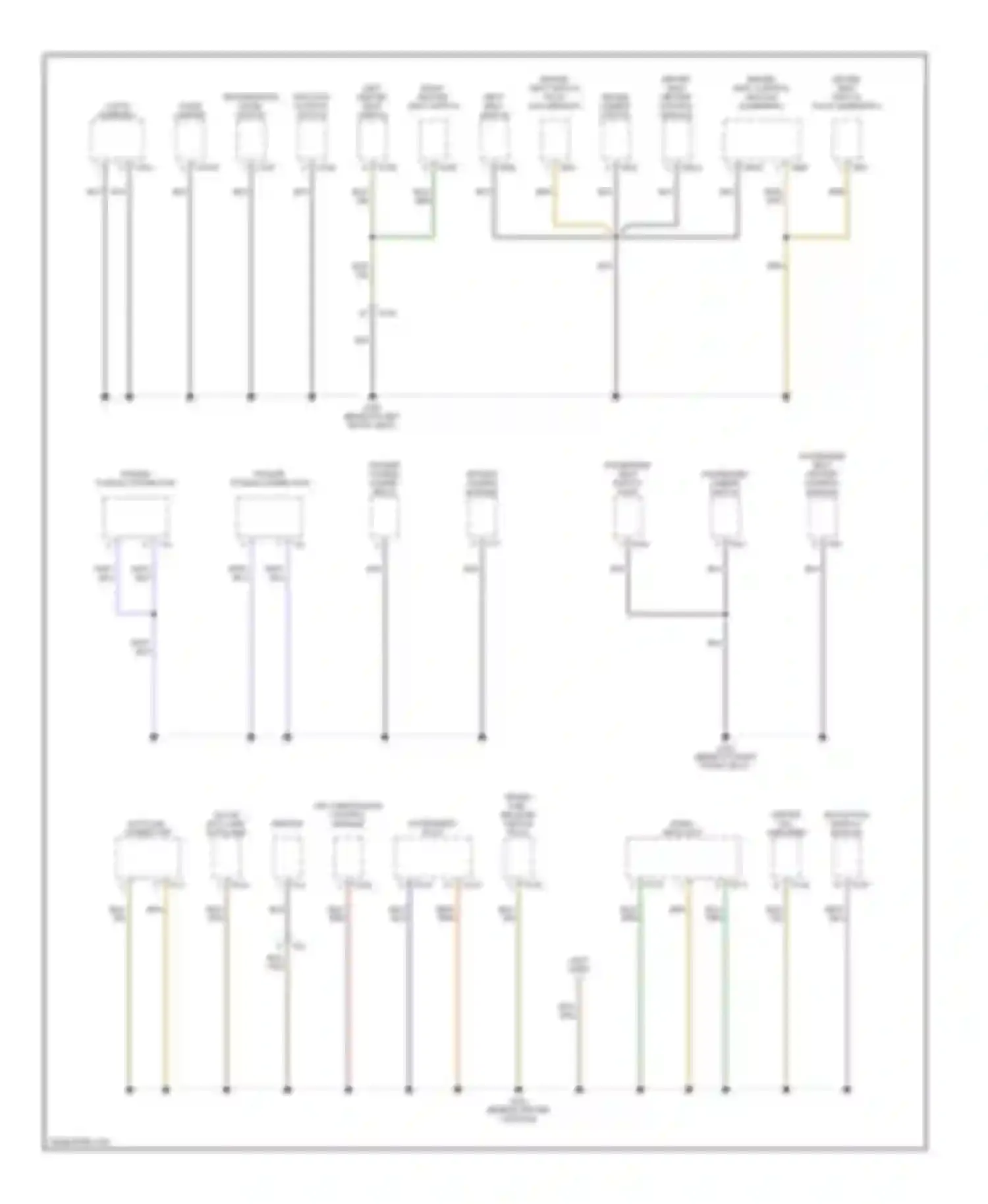 S-type Jaguar I (1998-2004): Ground distribution circuit (2 of 4)
