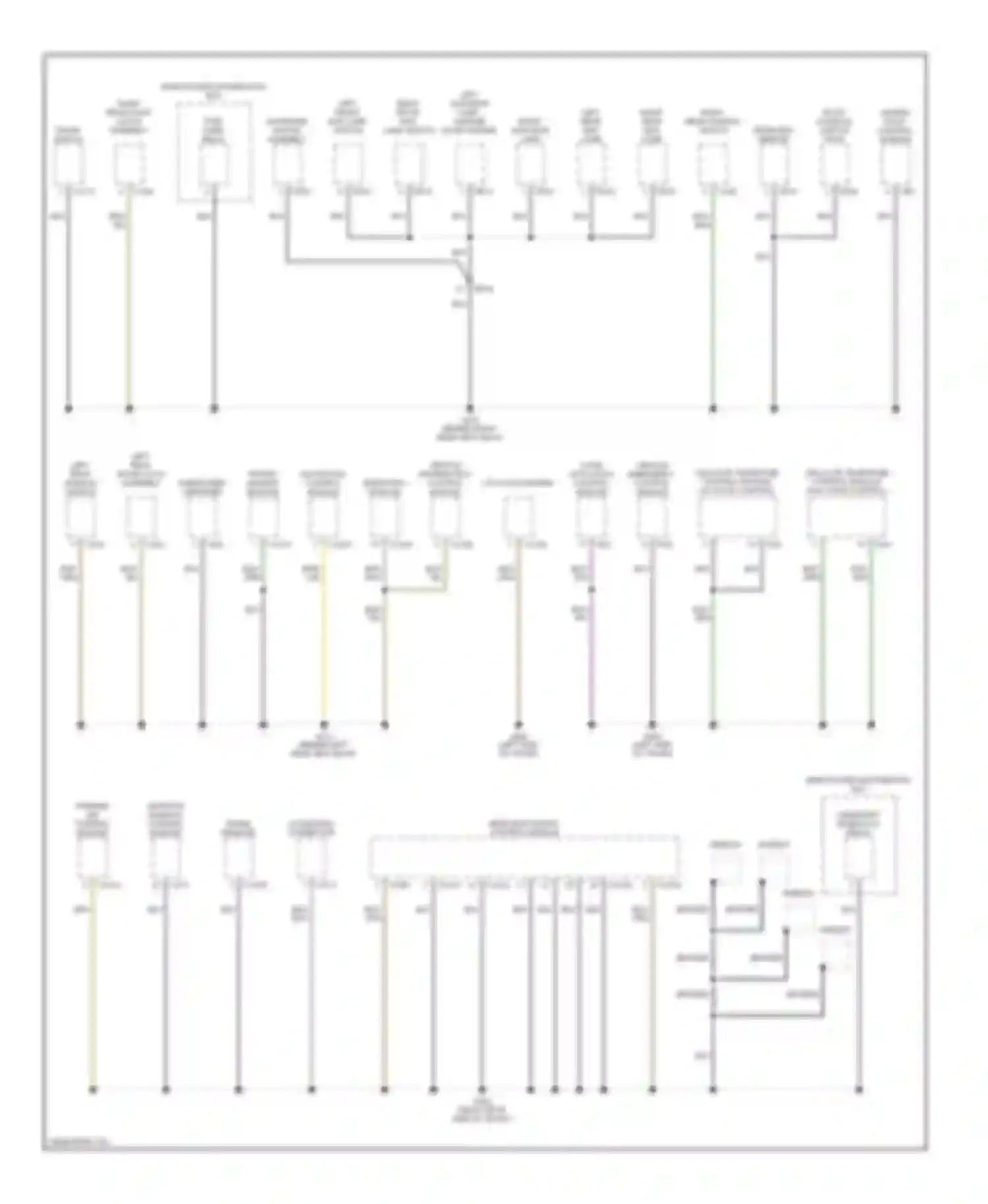 S-type Jaguar I (1998-2004): Ground distribution circuit (3 of 4)