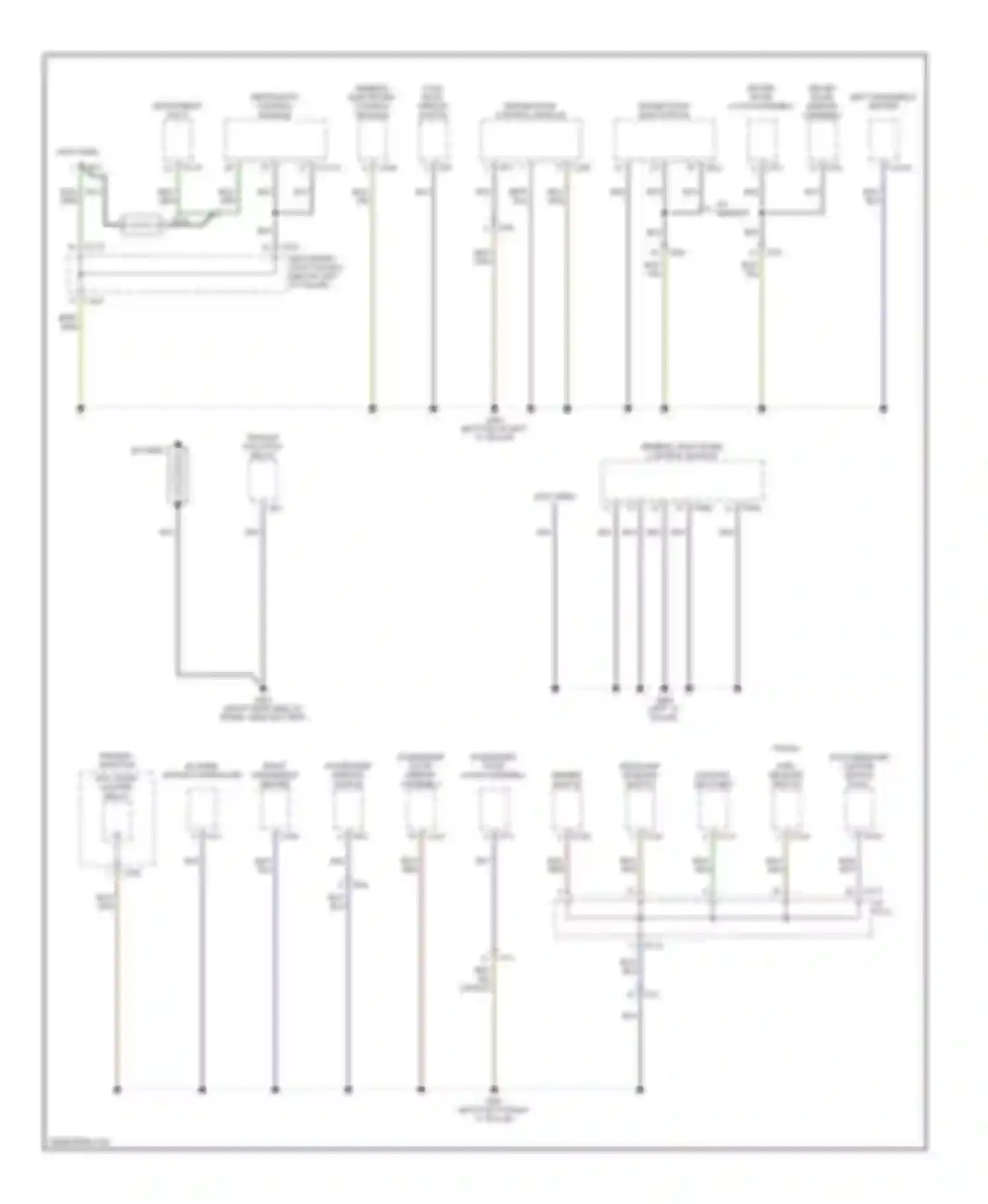 S-type Jaguar I (1998-2004): Ground distribution circuit (4 of 4)