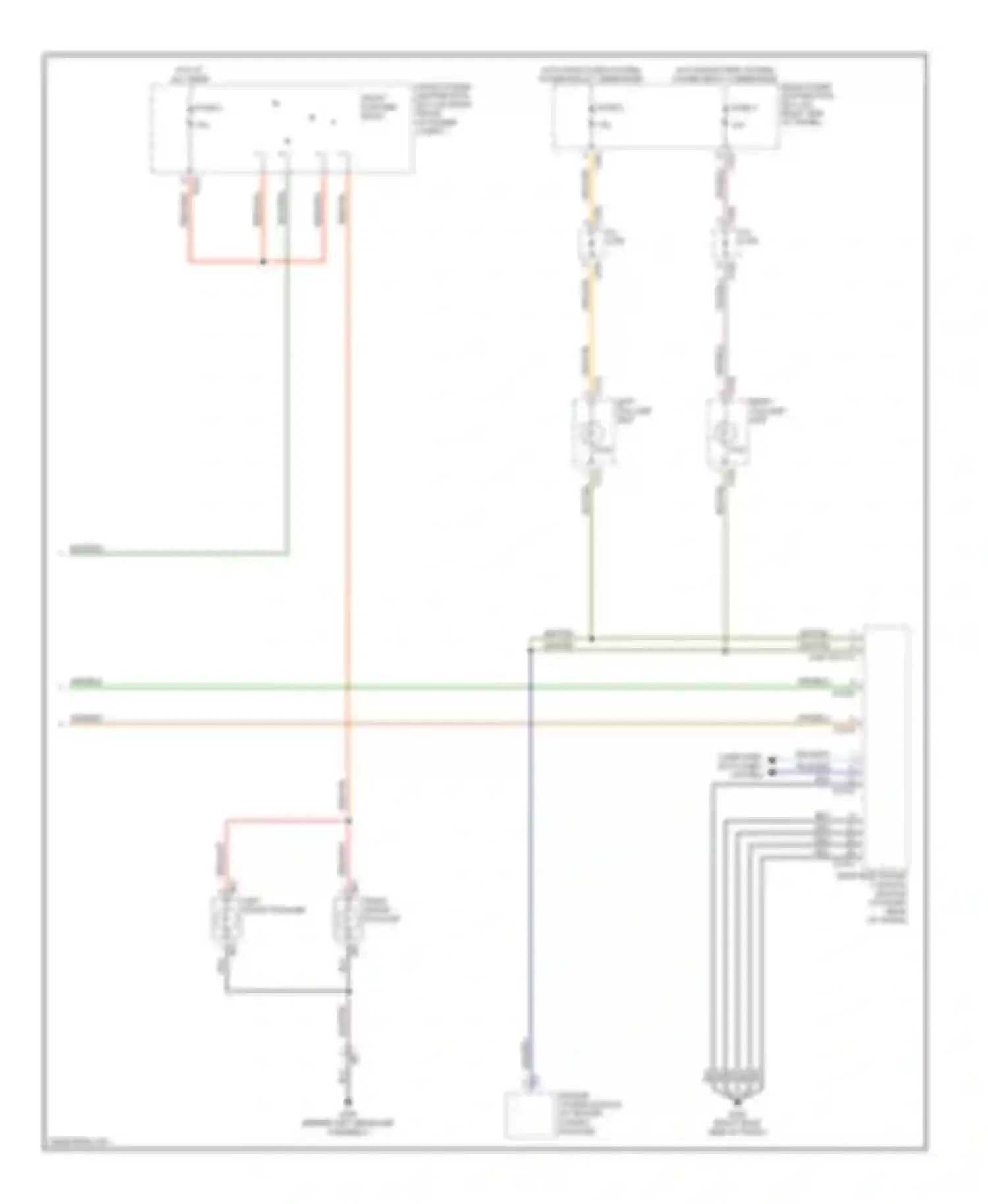S-type Jaguar I (1998-2004): Headlamps & fog lamps circuit (2 of 2)