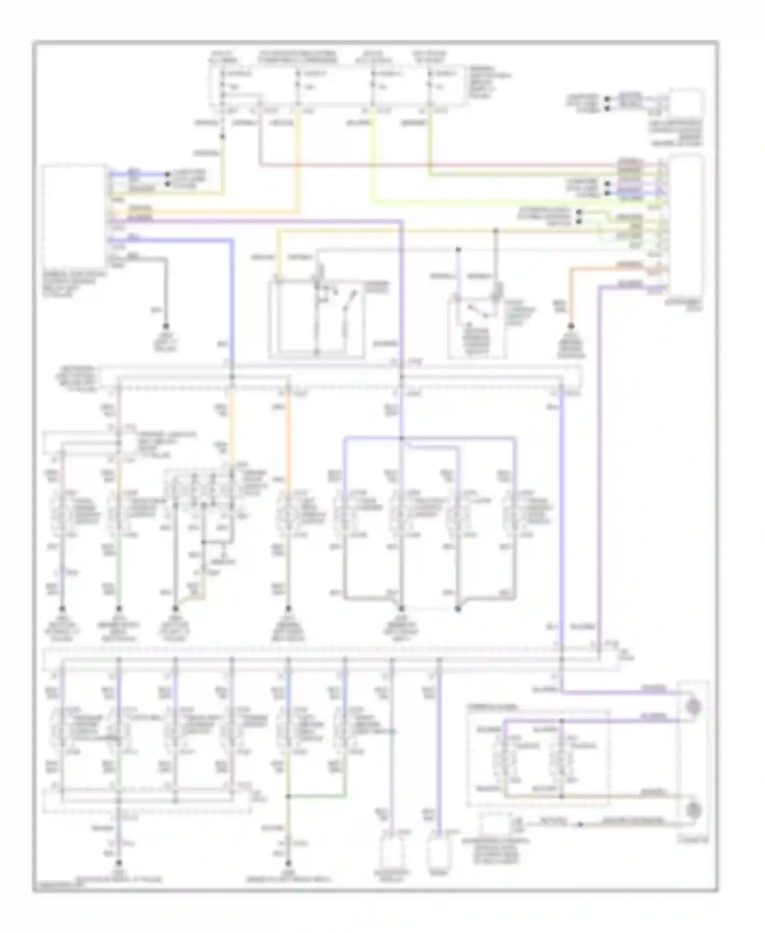 S-type Jaguar I (1998-2004): Instrument illumination circuit