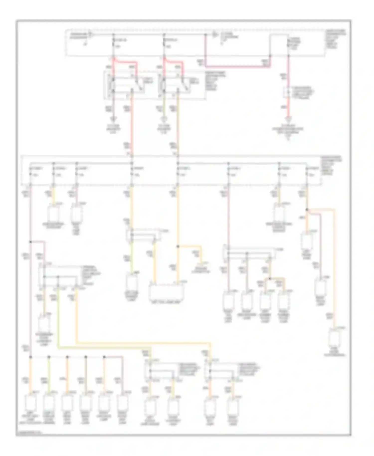 S-type Jaguar I (1998-2004): Power distribution circuit (2 of 8)