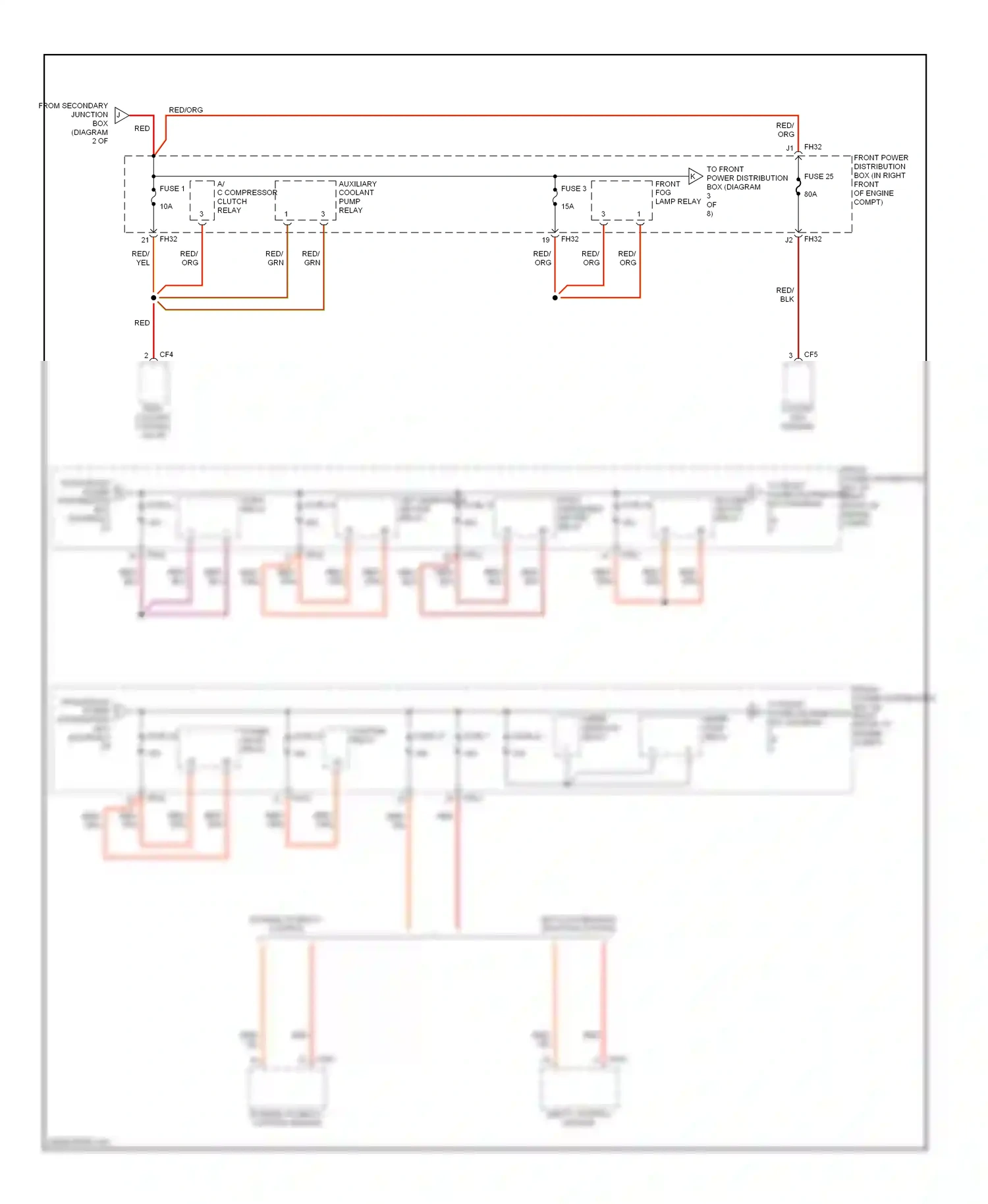 Jaguar S-type I (1998-2004) abs/tc control module wiring diagram  (2 of 3)