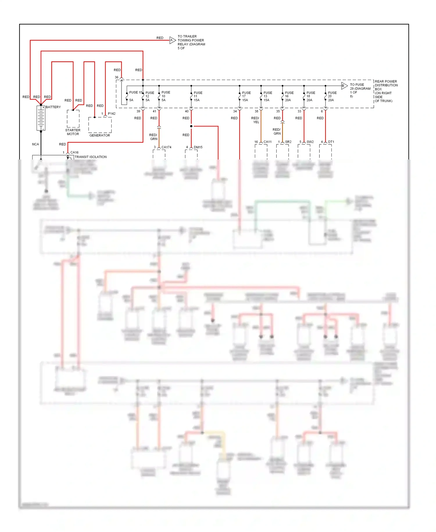 Jaguar S-type I (1998-2004) adaptive damping control module wiring diagram  (2 of 3)