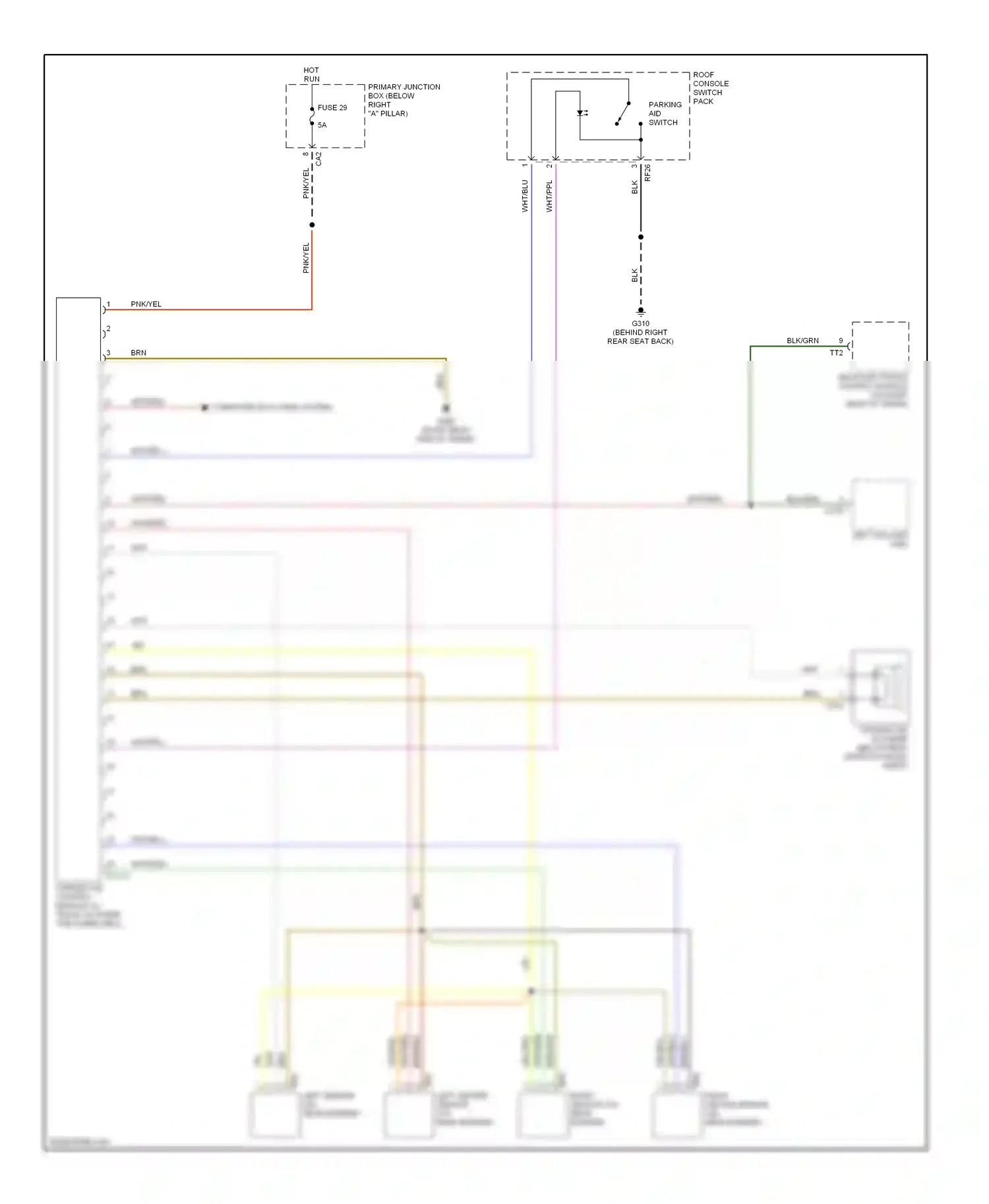 Jaguar S-type I (1998-2004) computer data lines system wiring diagram  (17 of 26)