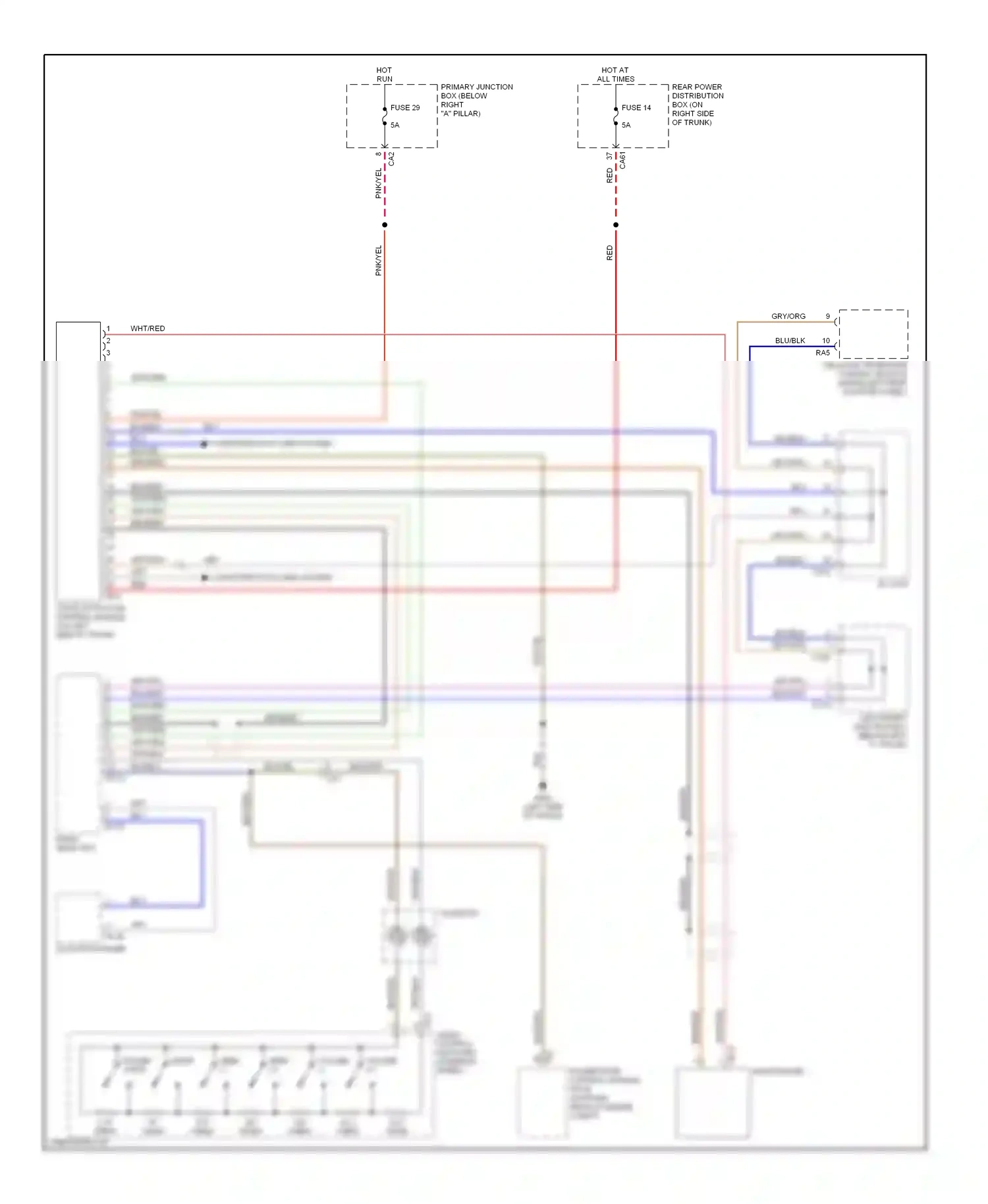 Jaguar S-type I (1998-2004) computer data lines system wiring diagram  (25 of 26)