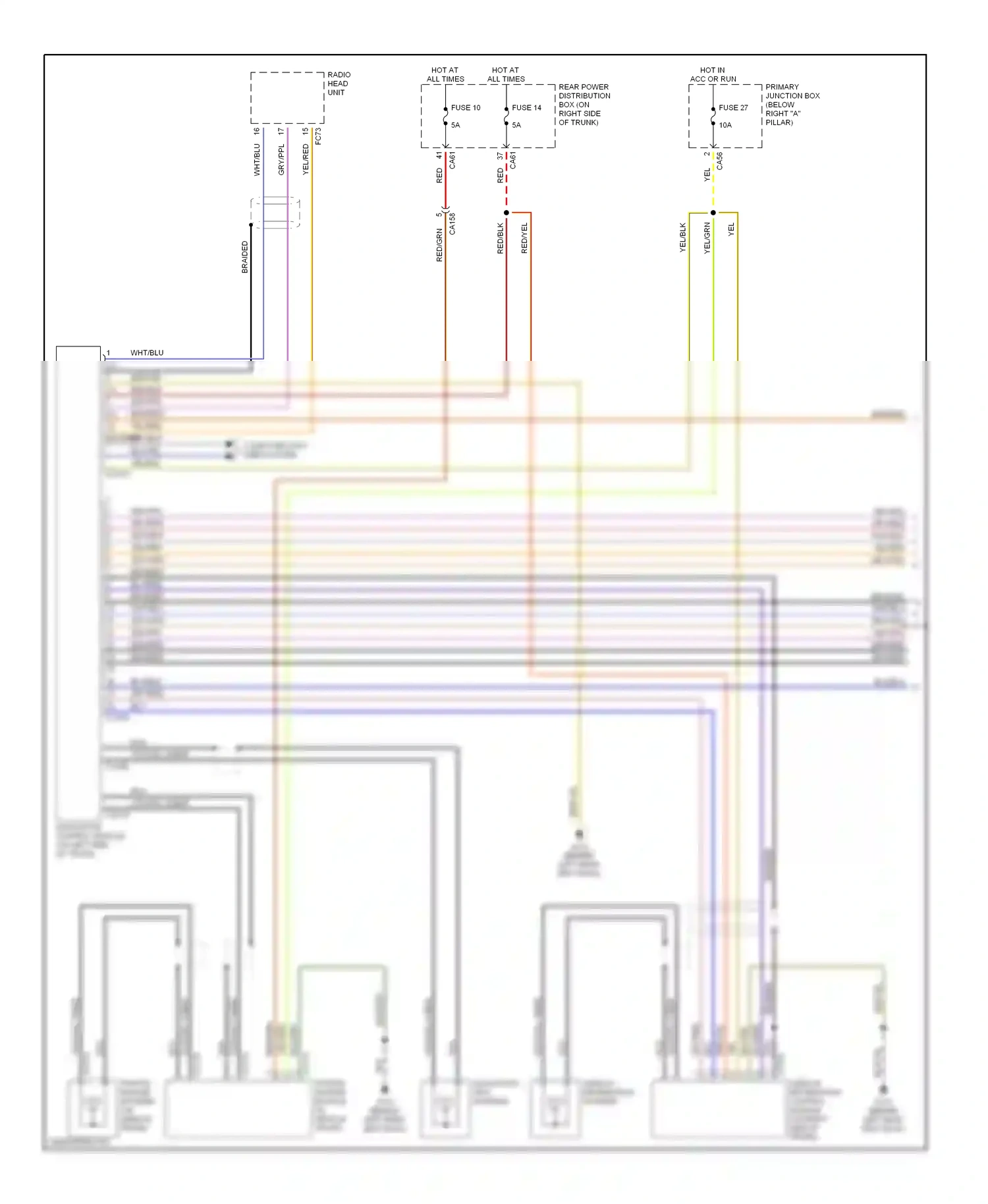 Jaguar S-type I (1998-2004) computer data lines system wiring diagram  (16 of 26)
