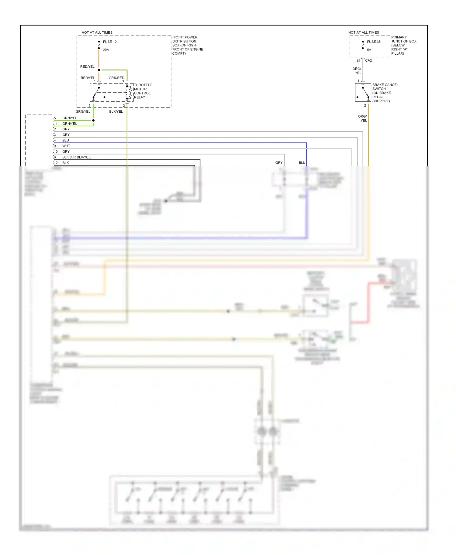 Jaguar S-type I (1998-2004) m/t wiring diagram  (1 of 3)